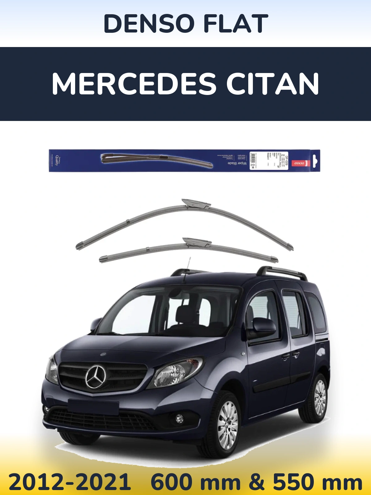 Ștergătoare Denso Flat pentru Mercedes Citan