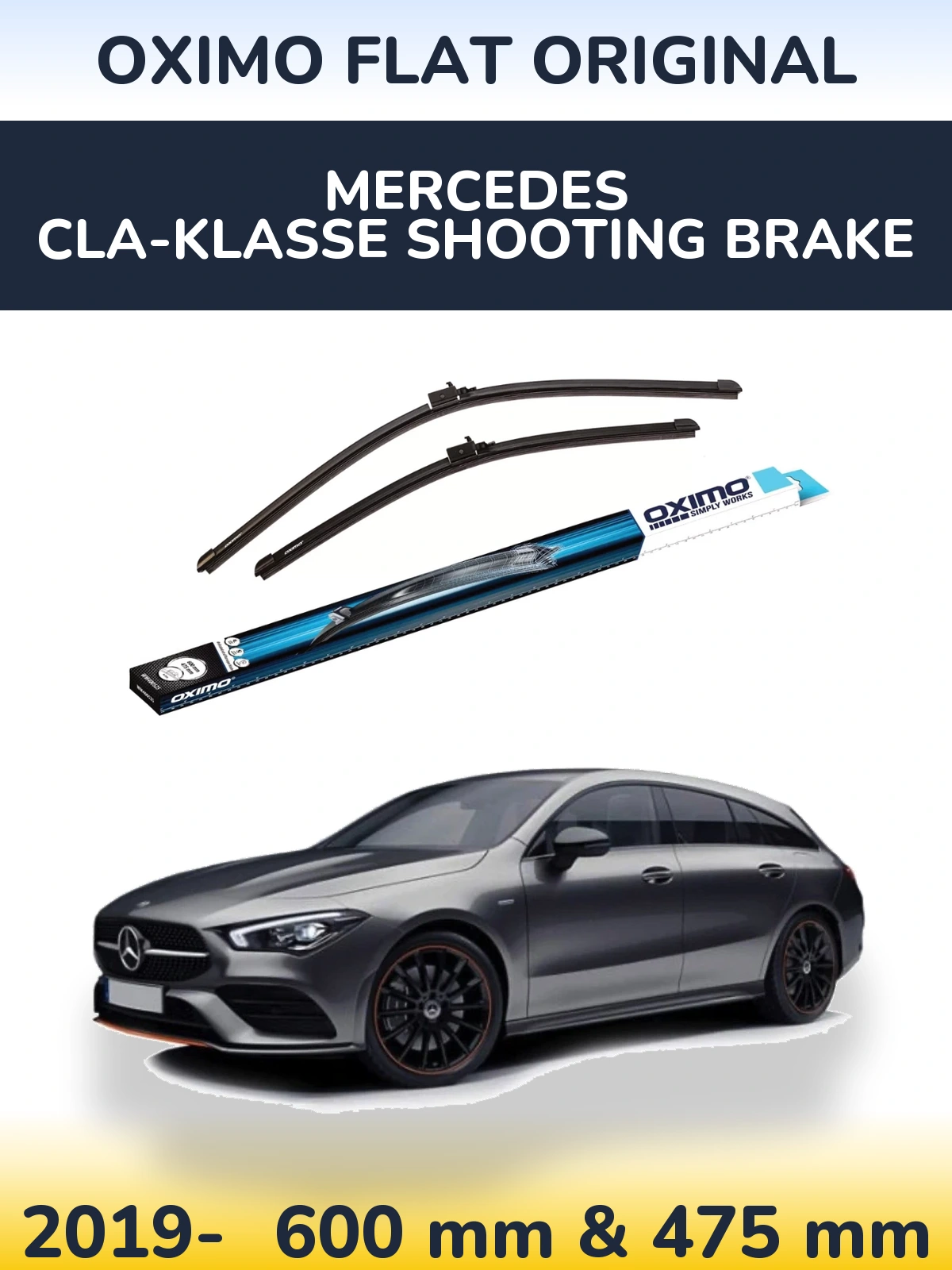 Ștergătoare Oximo Flat Original pentru Mercedes CLA-Klasse Shooting Brake