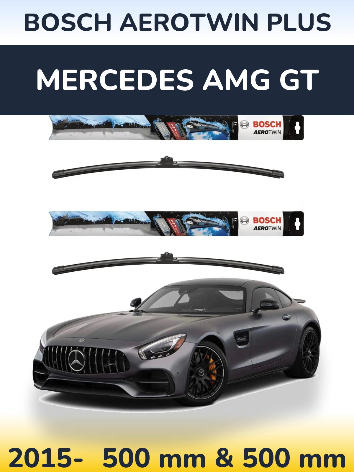 Ștergătoare BOSCH AeroTwin Plus pentru Mercedes AMG GT