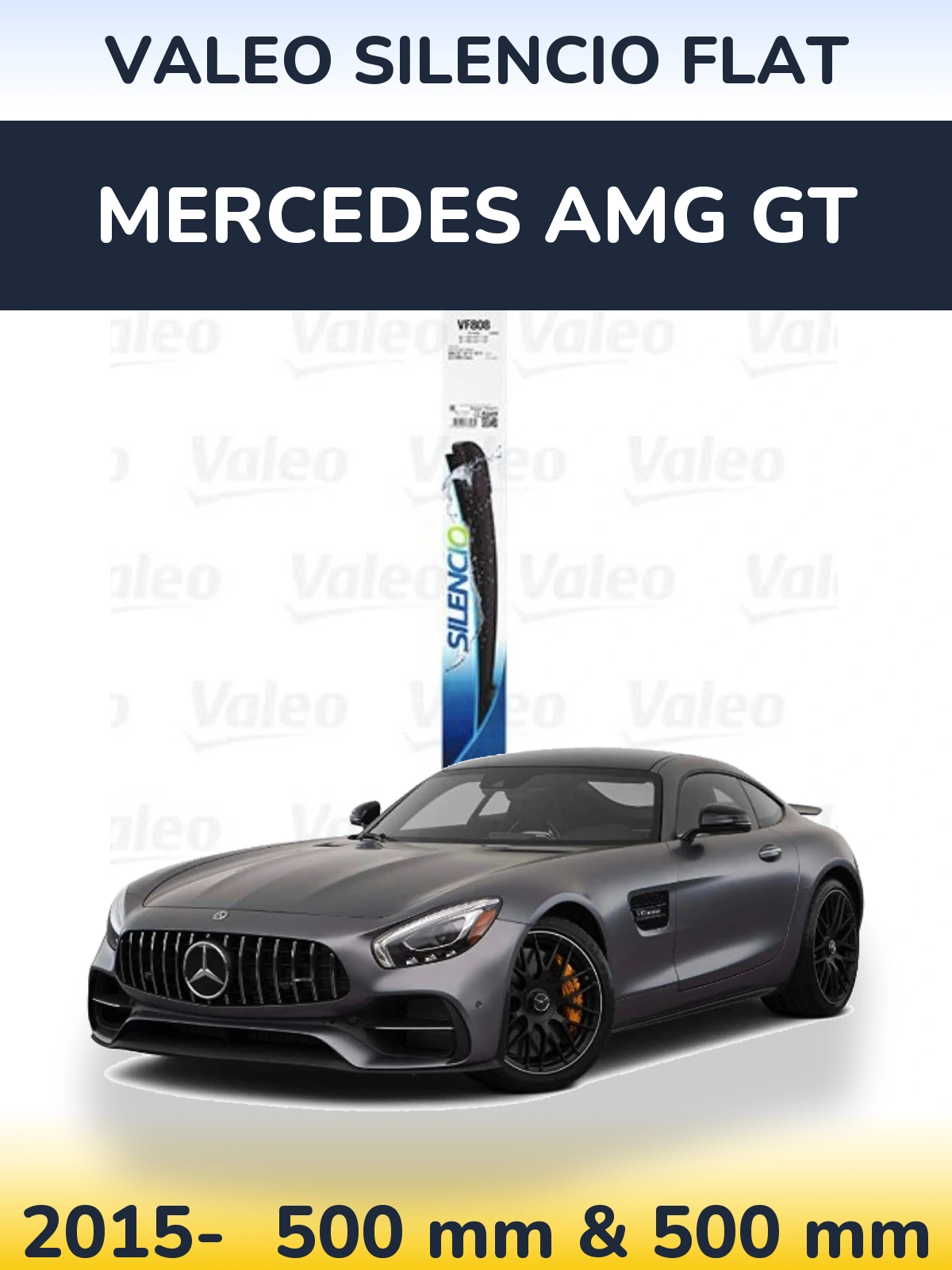 Ștergătoare Valeo Silencio Flat pentru Mercedes AMG GT