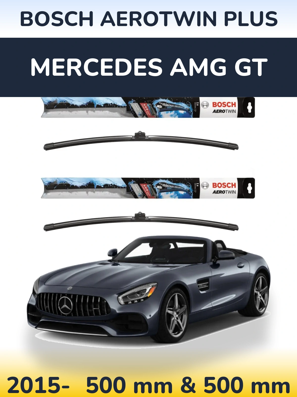 Ștergătoare BOSCH AeroTwin Plus pentru Mercedes AMG GT