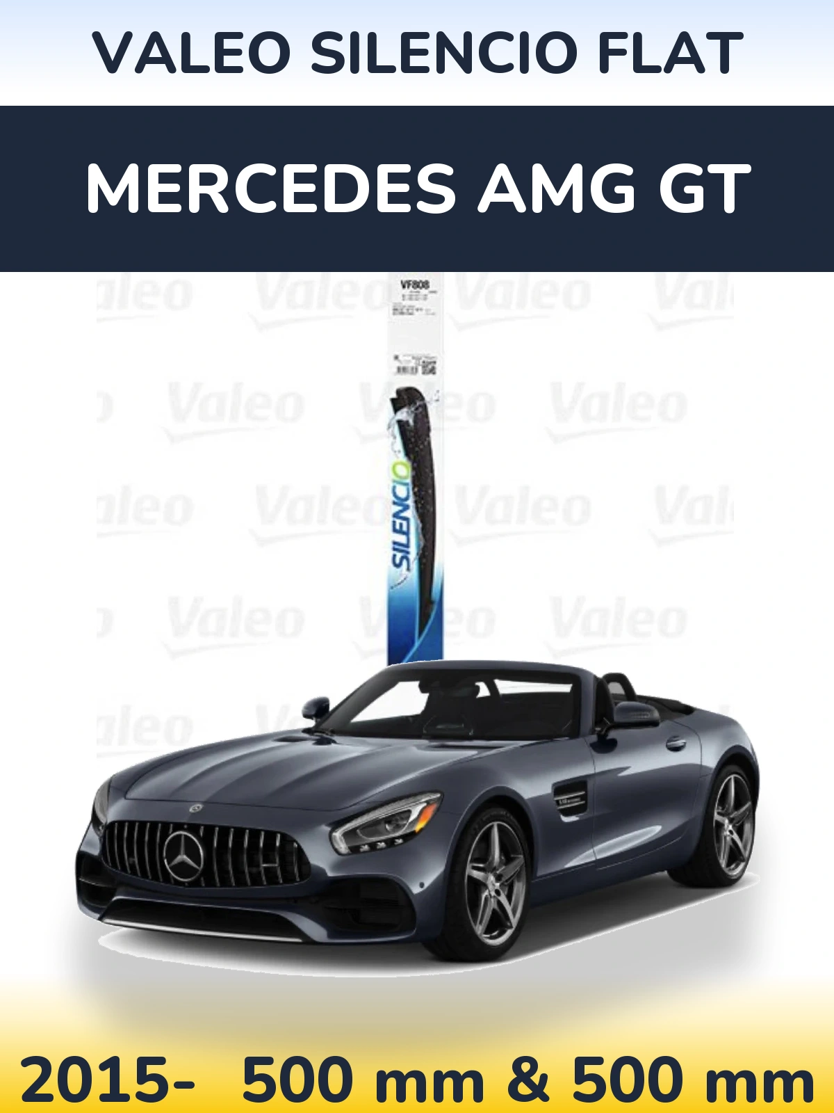 Ștergătoare Valeo Silencio Flat pentru Mercedes AMG GT