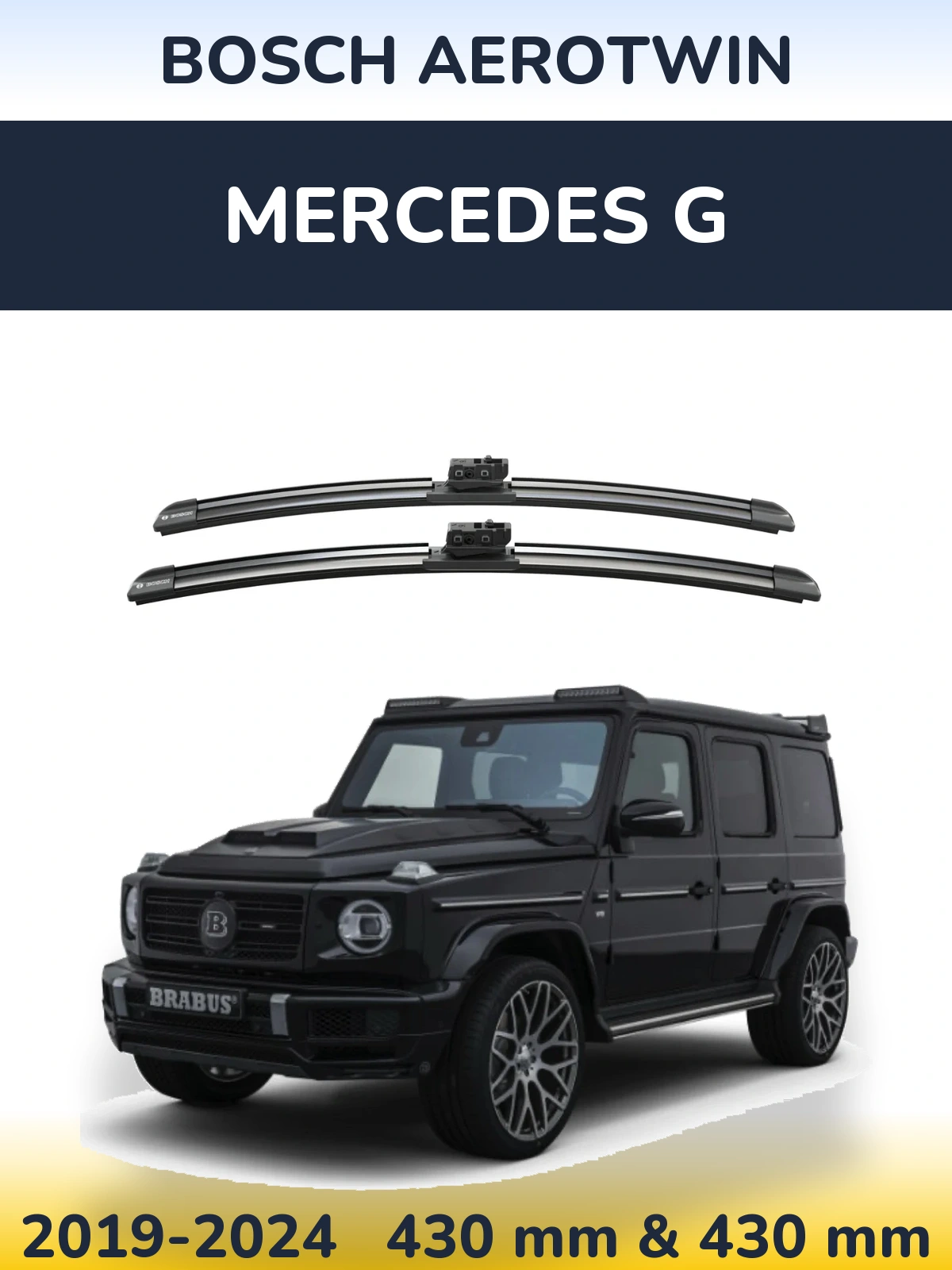 Ștergătoare BOSCH AeroTwin pentru Mercedes G