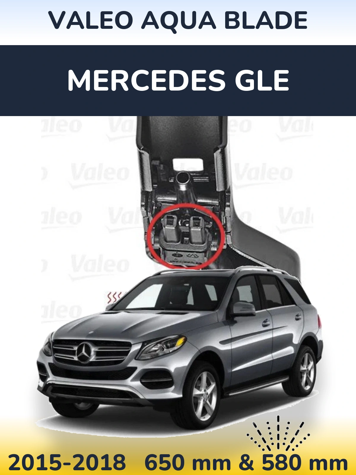 Ștergătoare Valeo Aqua Blade pentru Mercedes GLE