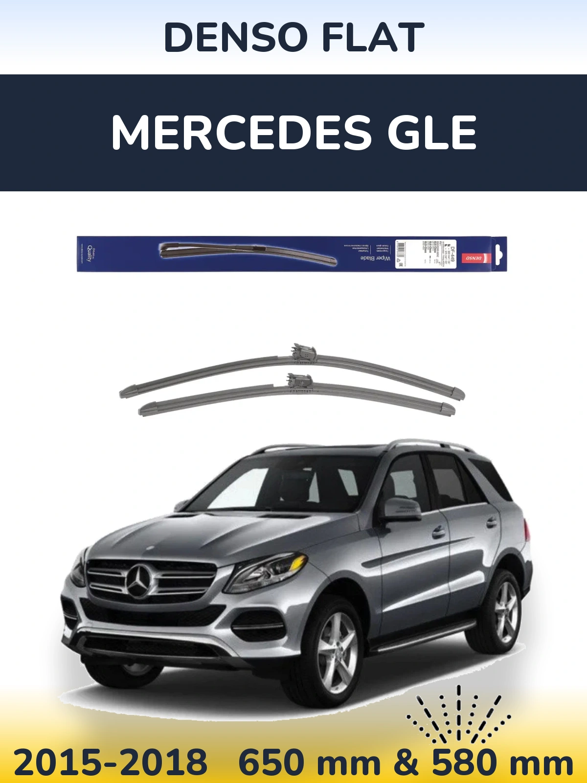 Ștergătoare Denso Flat pentru Mercedes GLE