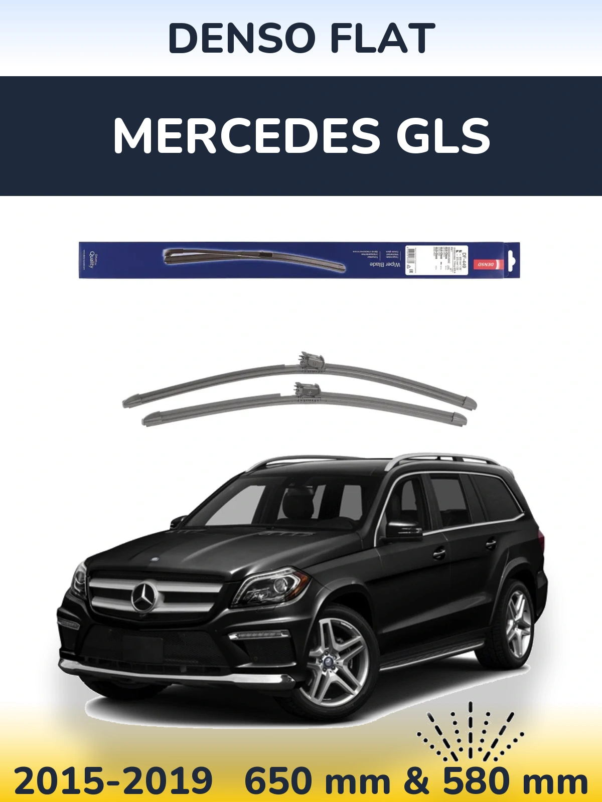 Ștergătoare Denso Flat pentru Mercedes GLS