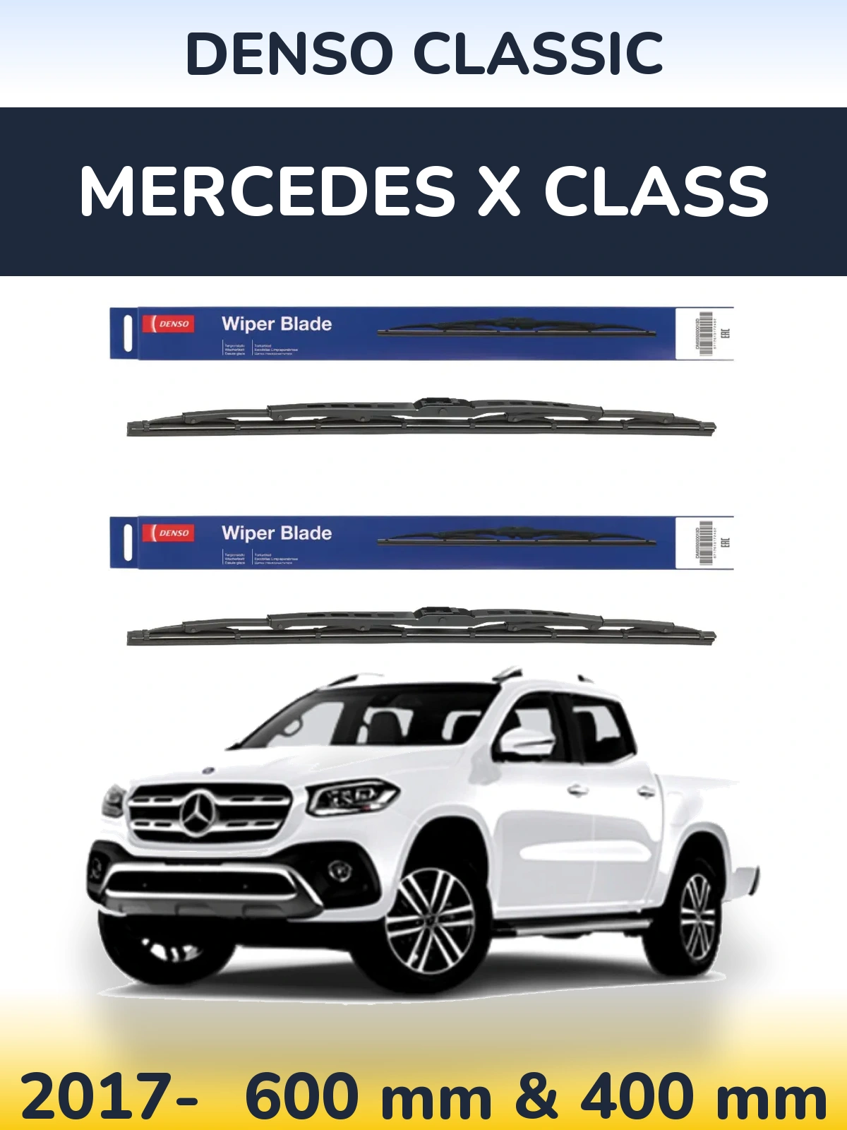 Ștergătoare Denso Classic pentru Mercedes X Class