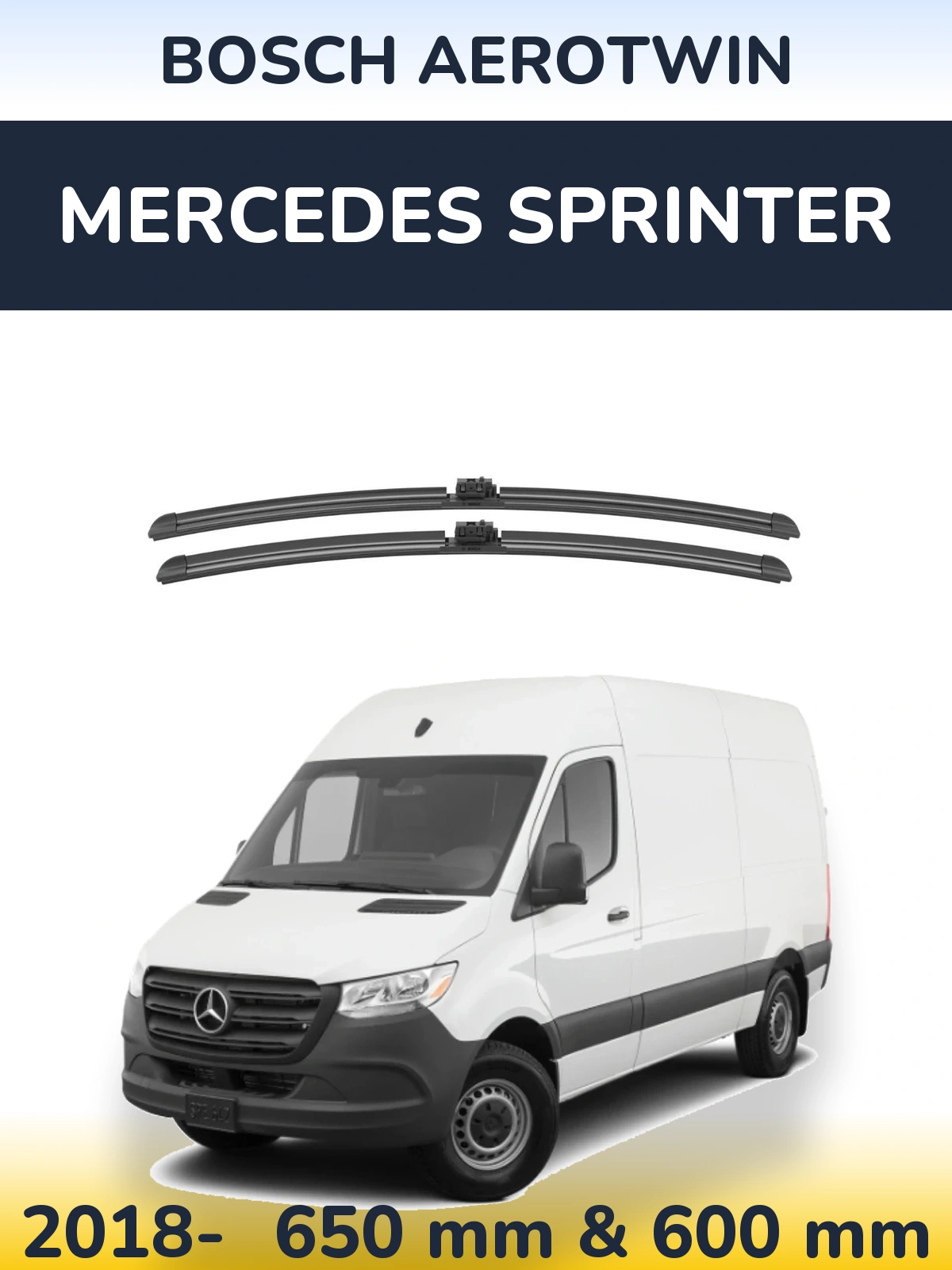 Ștergătoare BOSCH AeroTwin pentru Mercedes Sprinter