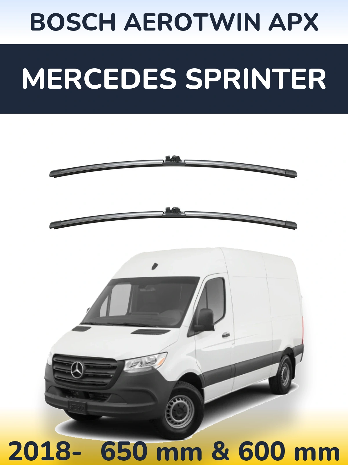 Ștergătoare BOSCH AeroTwin APX pentru Mercedes Sprinter