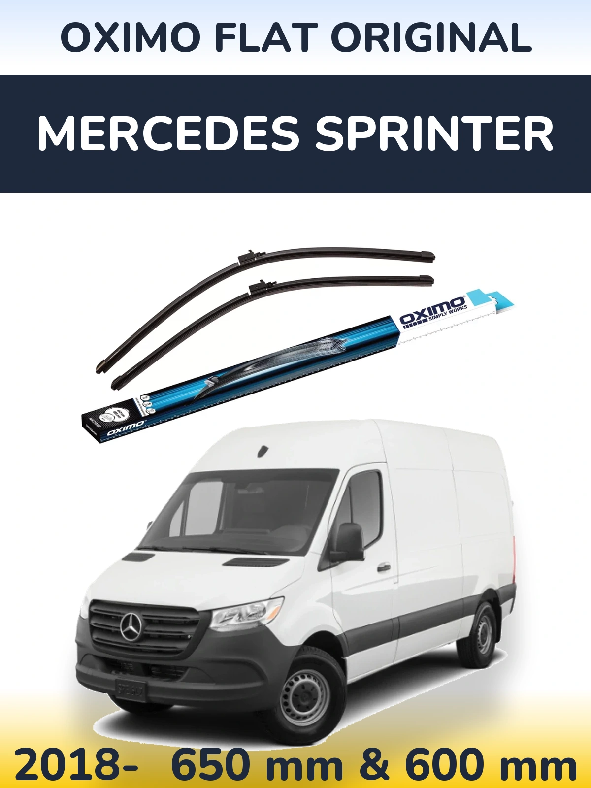 Ștergătoare Oximo Flat Original pentru Mercedes Sprinter