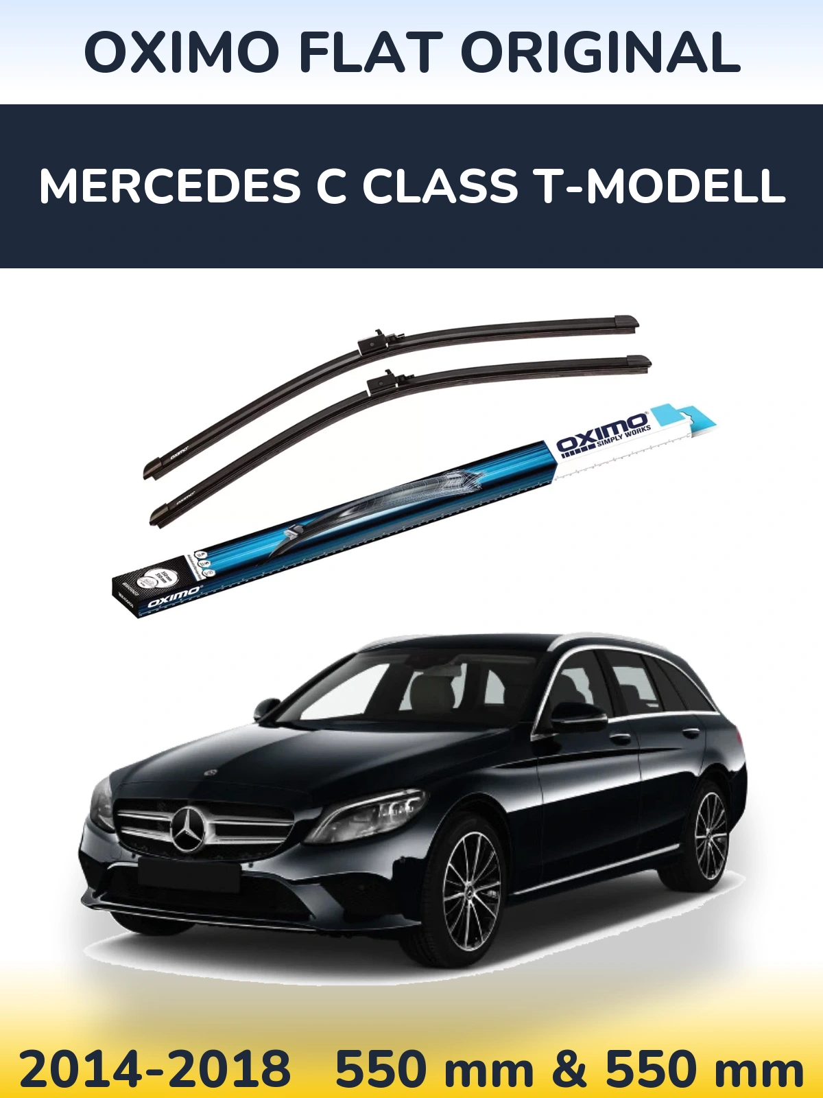 Ștergătoare Oximo Flat Original pentru Mercedes C Class T-Modell