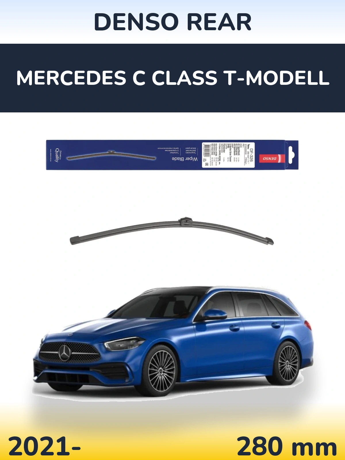 Ștergătoare Denso Rear pentru Mercedes C Class T-Modell