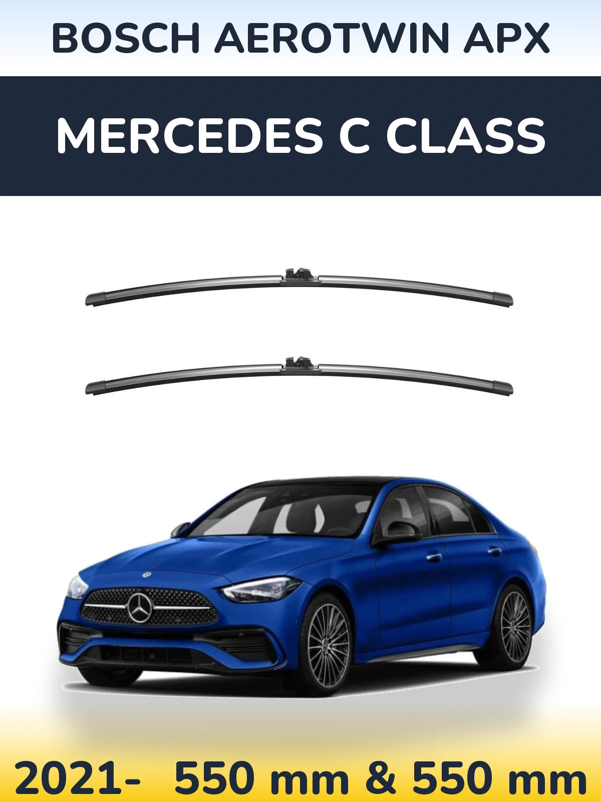 Ștergătoare BOSCH AeroTwin APX pentru Mercedes C Class