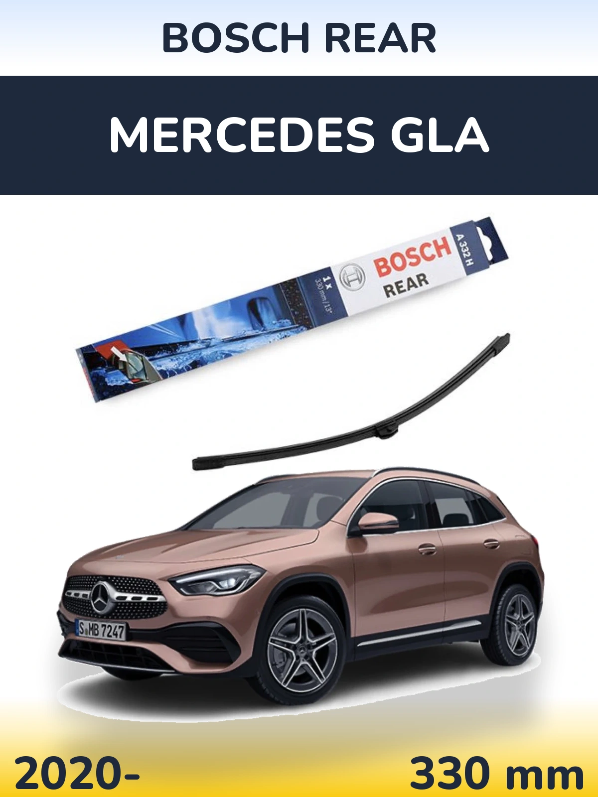 Ștergătoare BOSCH Rear pentru Mercedes GLA