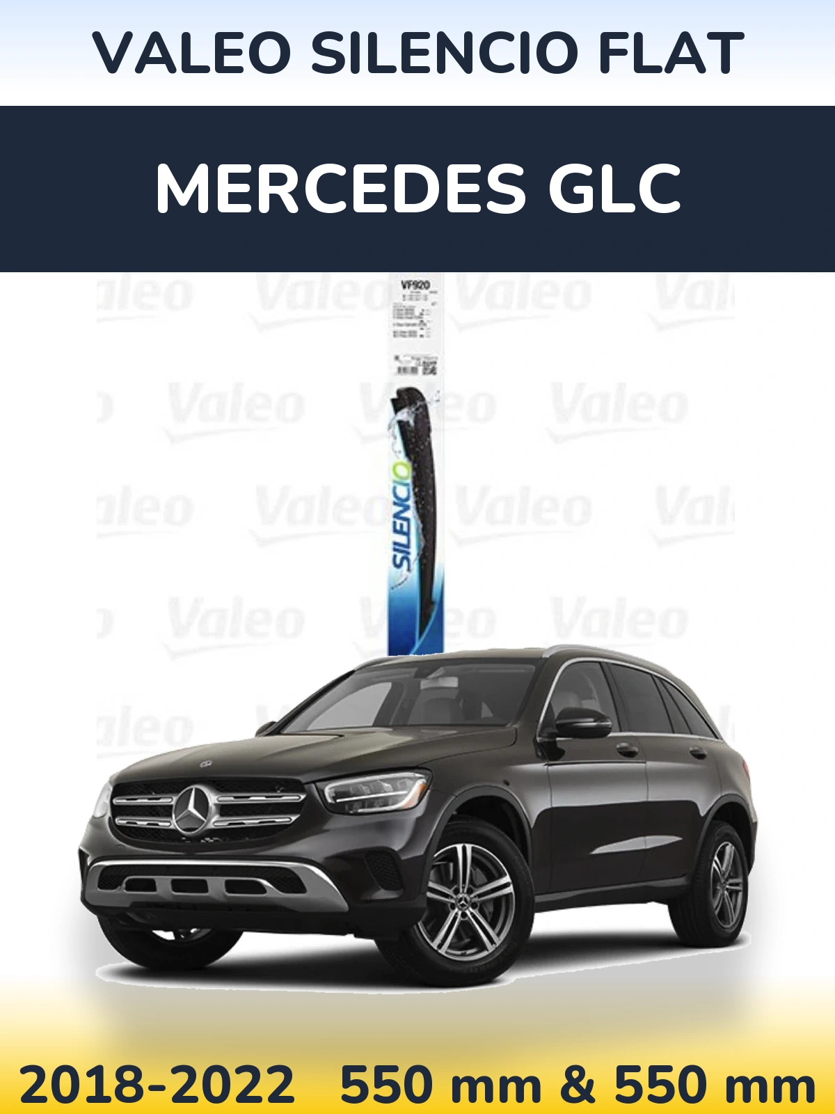 Ștergătoare Valeo Silencio Flat pentru Mercedes GLC