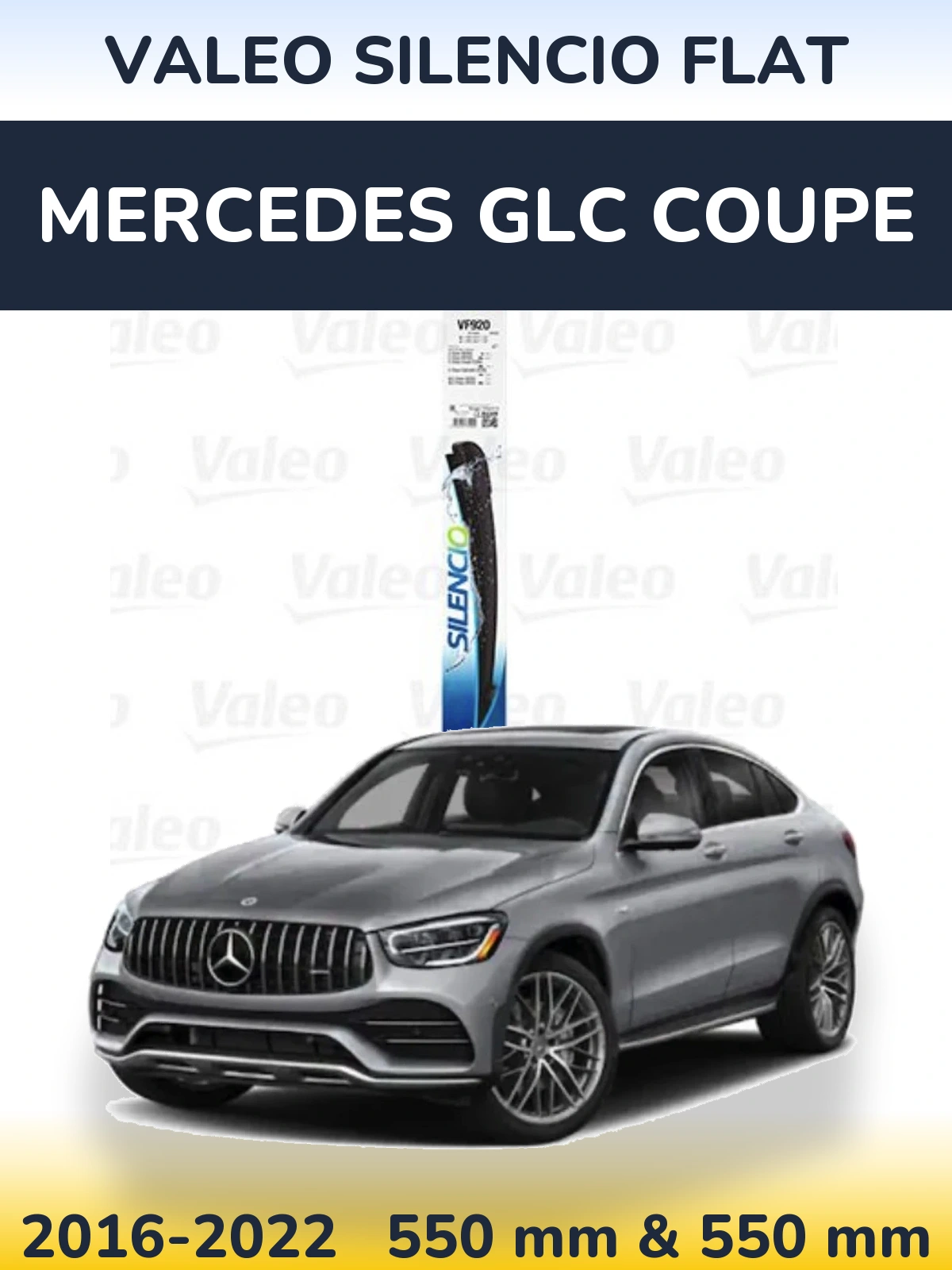Ștergătoare Valeo Silencio Flat pentru Mercedes GLC Coupe