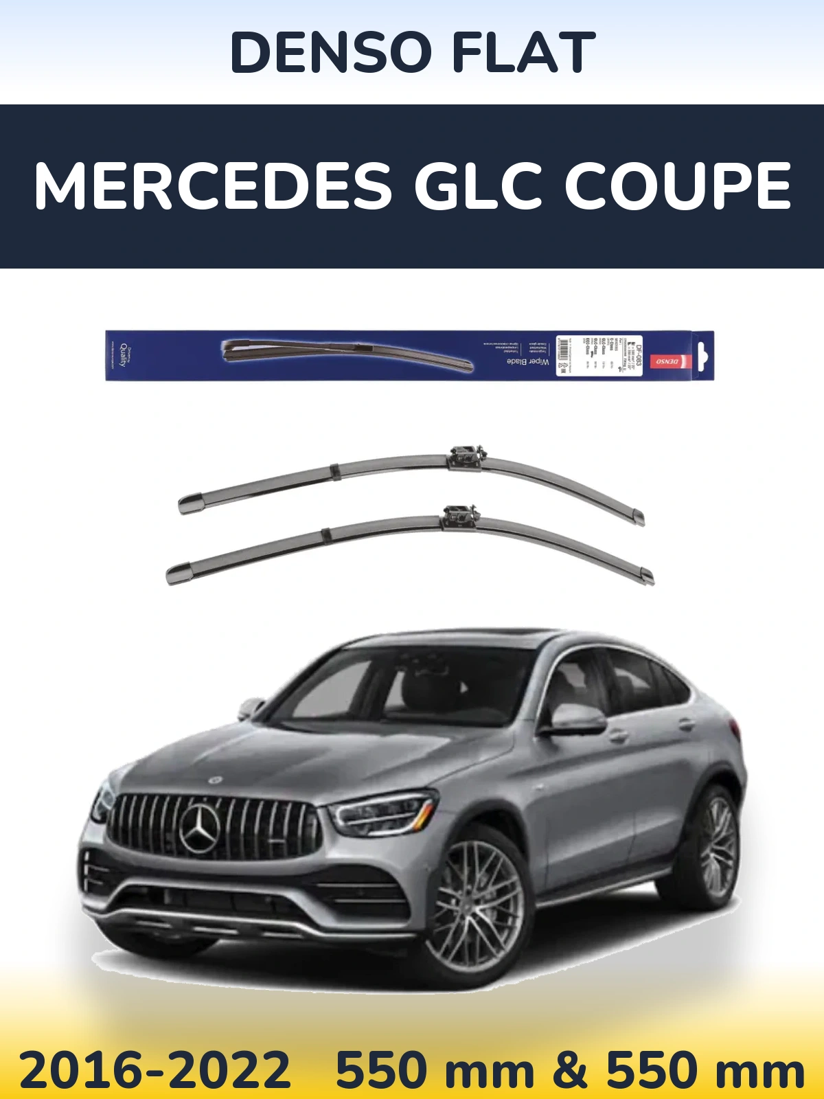 Ștergătoare Denso Flat pentru Mercedes GLC Coupe