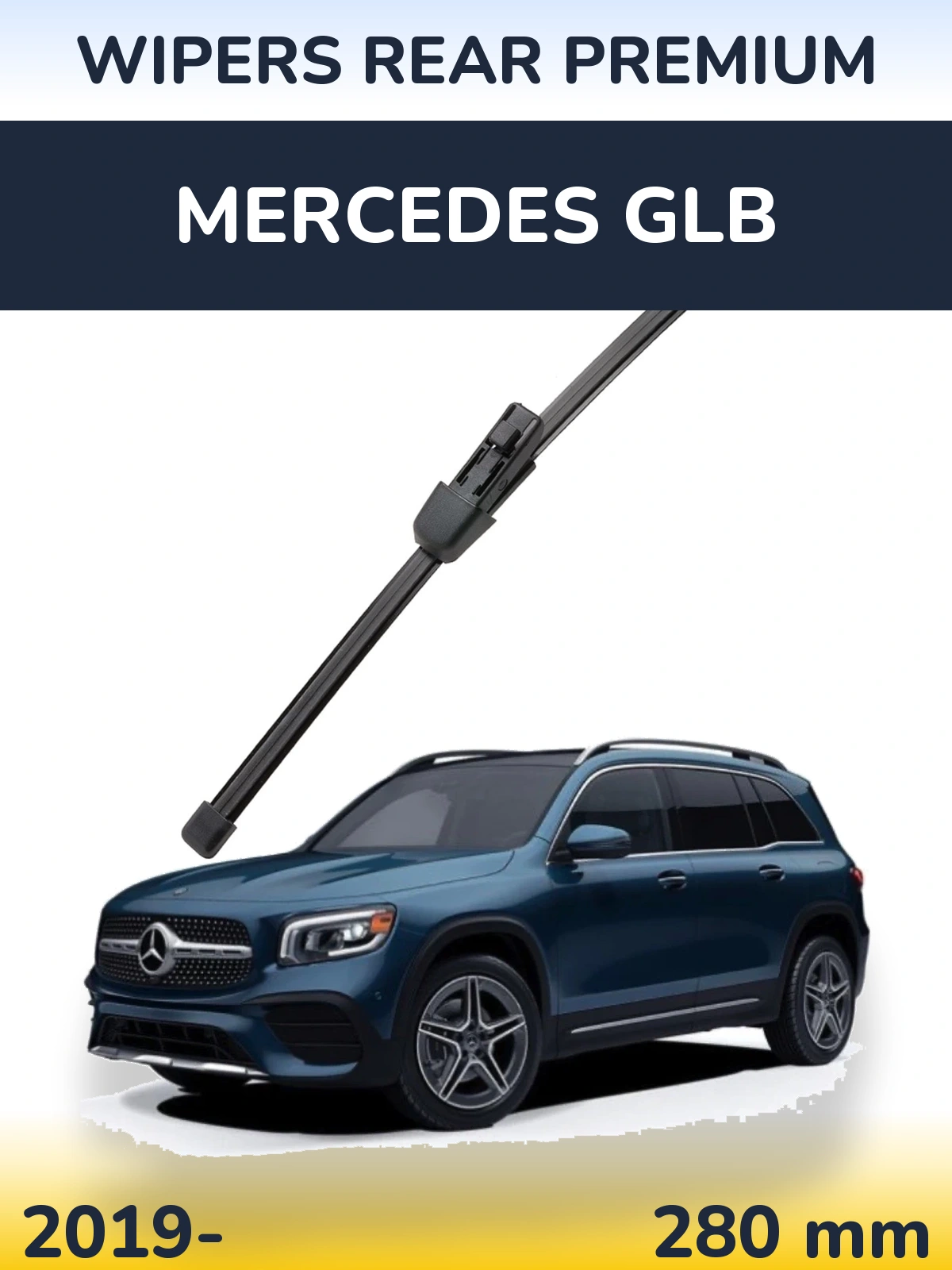 Задний дворник WIPERS REAR PREMIUM 280 мм для Mercedes GLB 2019-2026