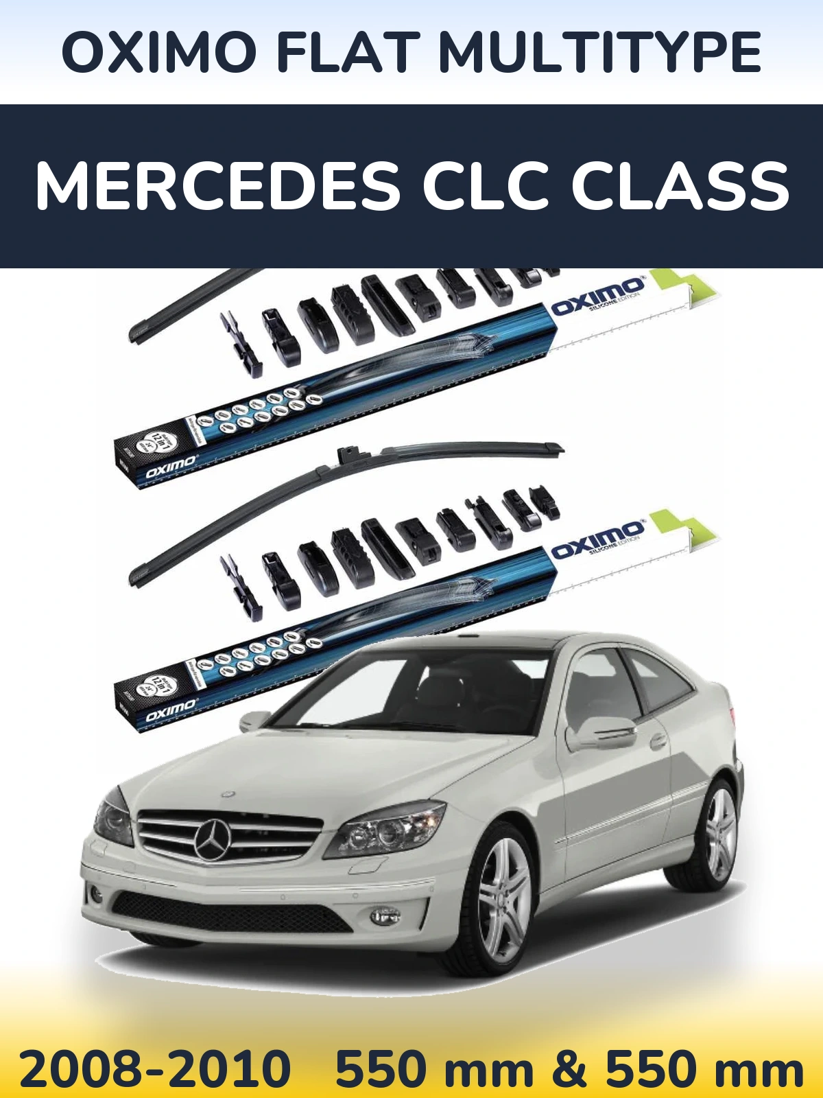 Ștergătoare Oximo Flat MultiTipe pentru Mercedes CLC Class