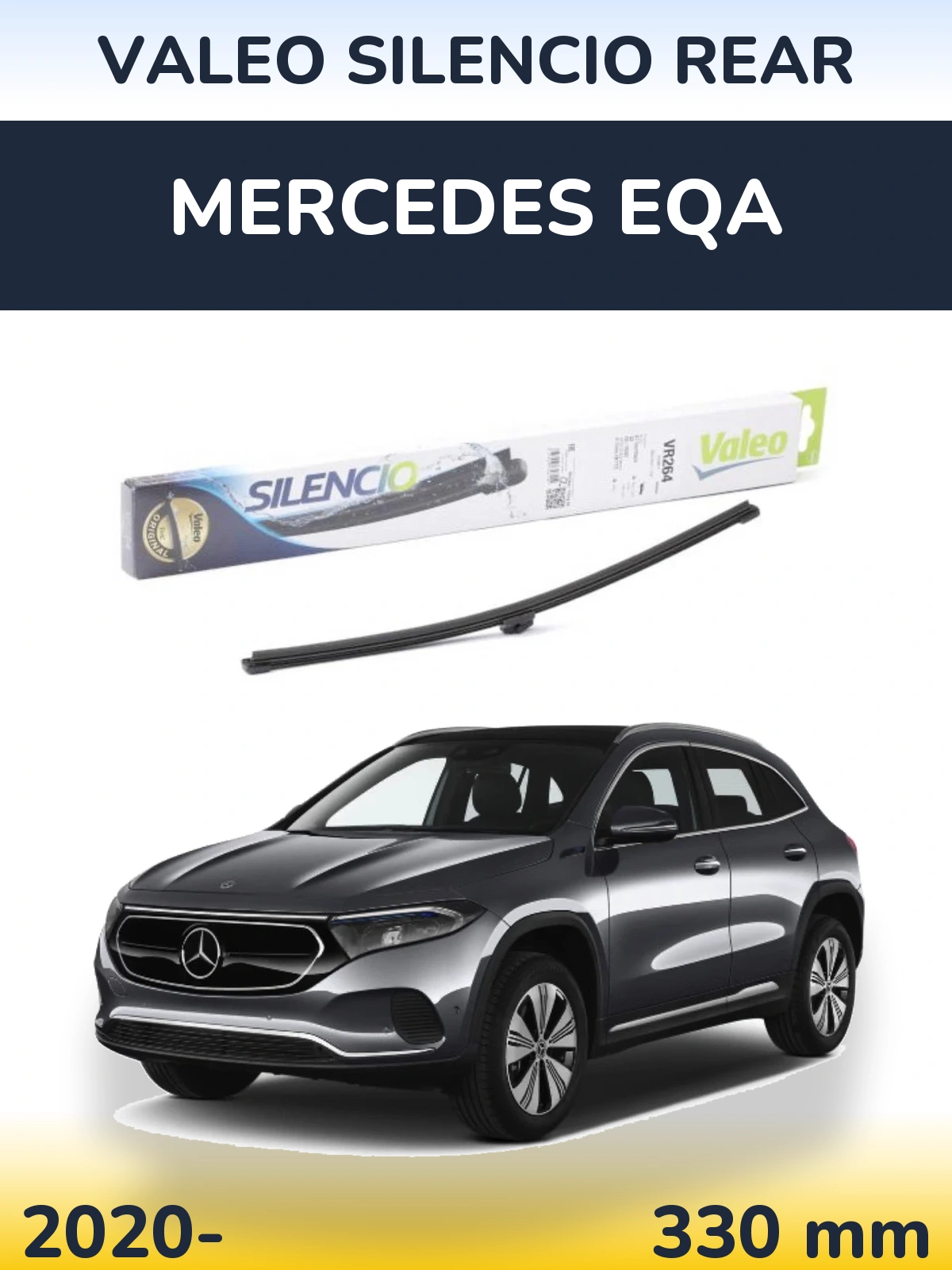 Ștergătoare Valeo Silencio Rear pentru Mercedes EQA