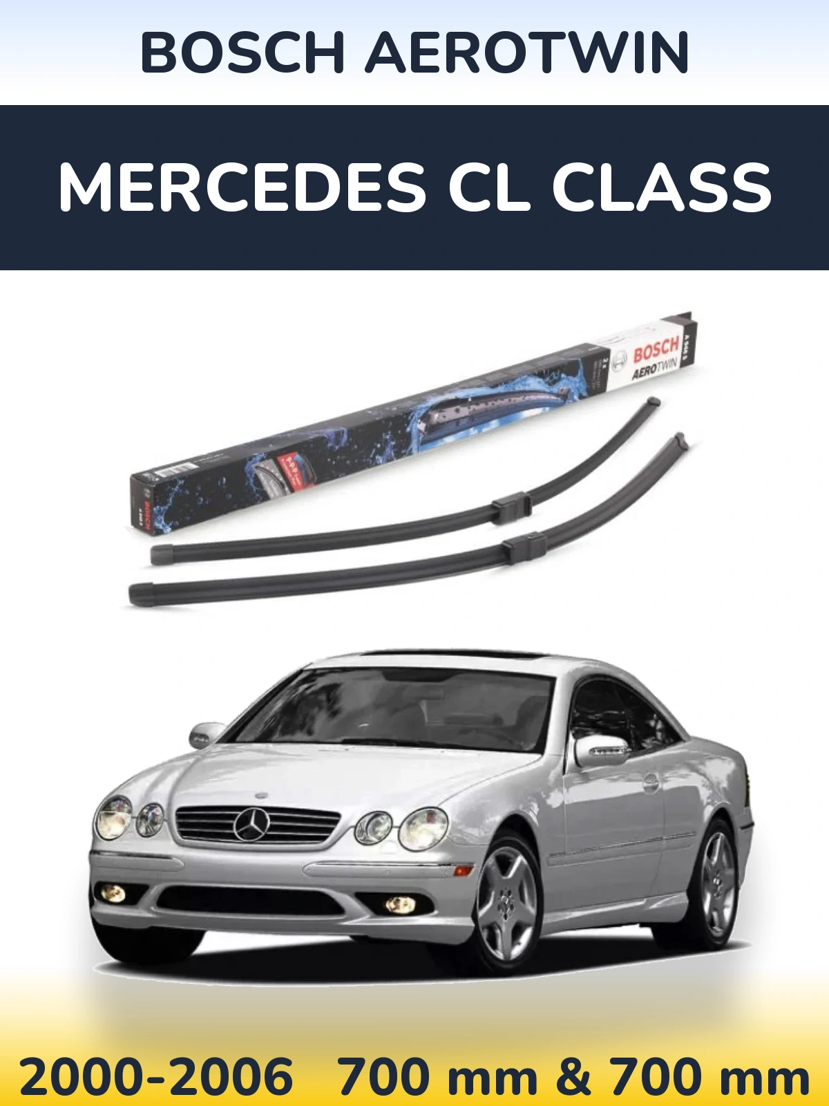 Ștergătoare BOSCH AeroTwin pentru Mercedes CL Class