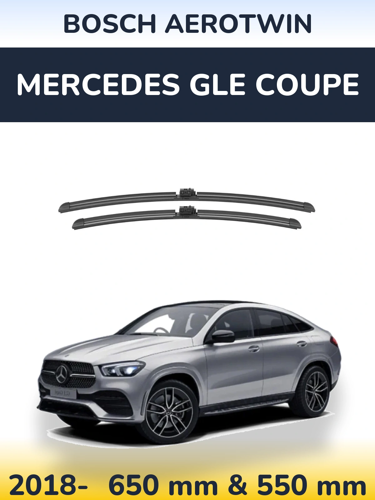 Ștergătoare BOSCH AeroTwin pentru Mercedes GLE Coupe