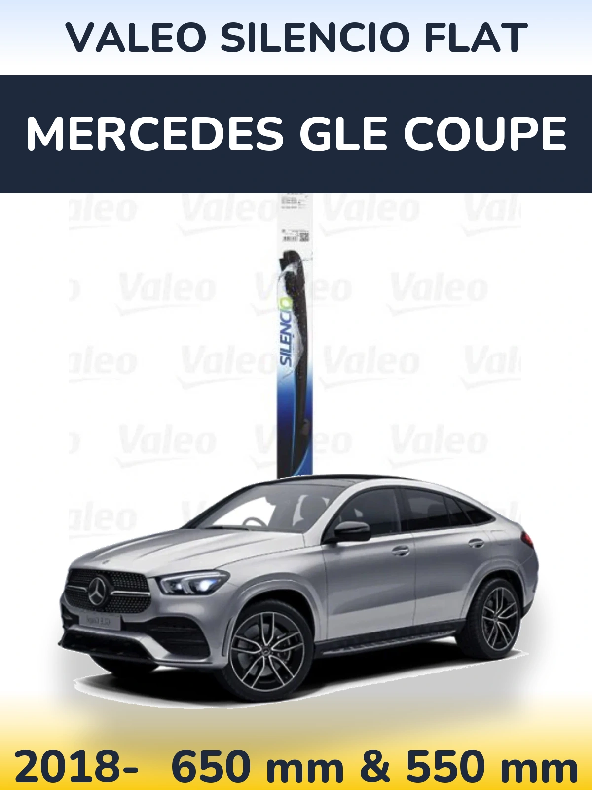 Ștergătoare Valeo Silencio Flat pentru Mercedes GLE Coupe