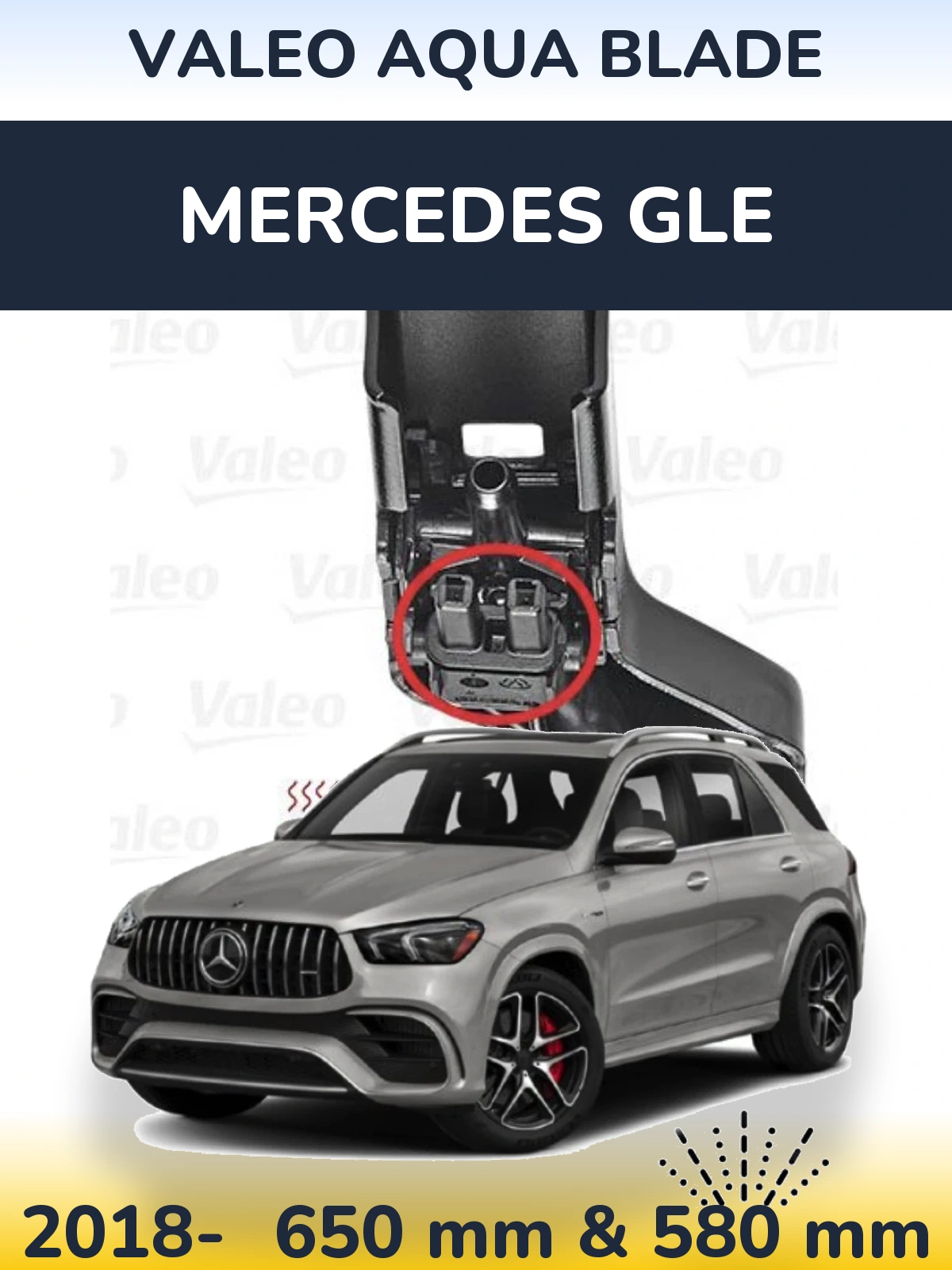 Ștergătoare Valeo Aqua Blade pentru Mercedes GLE