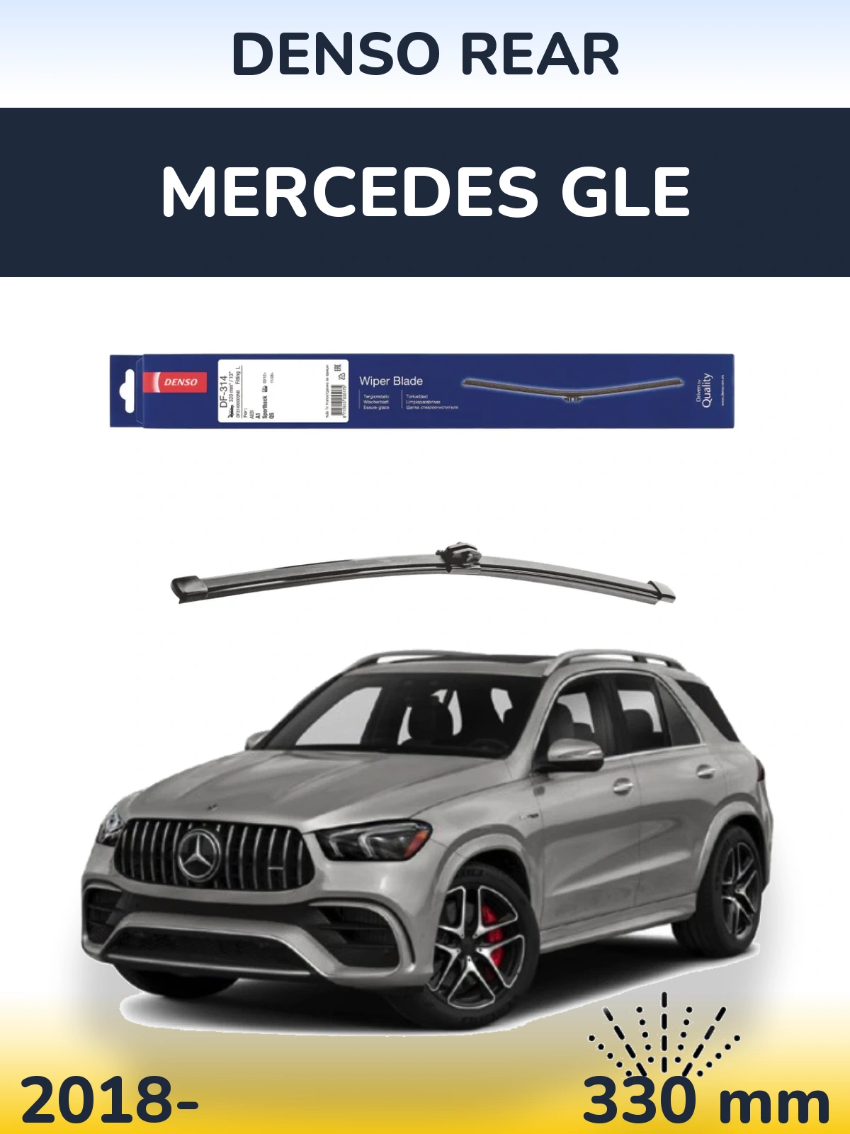 Ștergătoare Denso Rear pentru Mercedes GLE