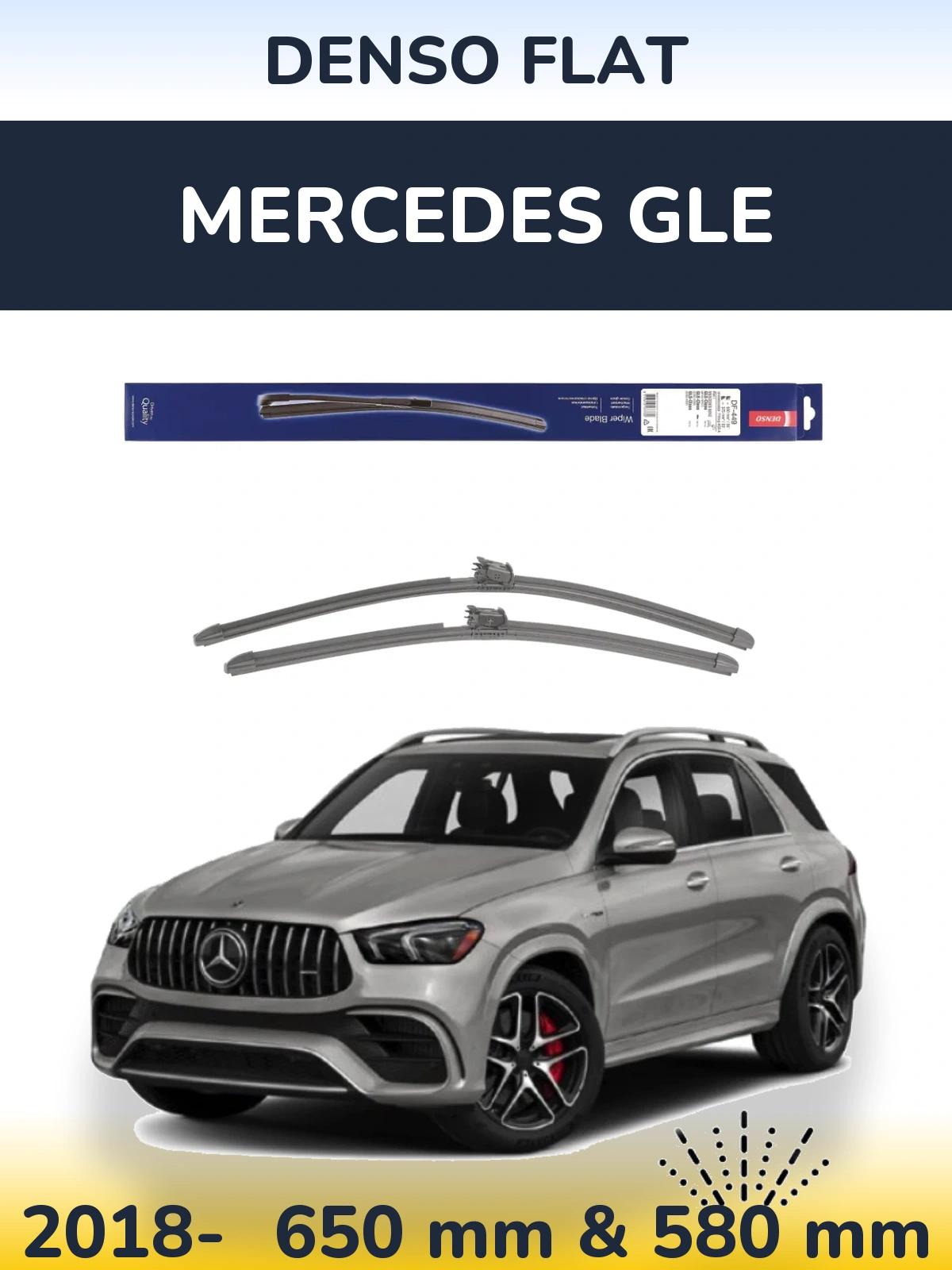 Ștergătoare Denso Flat pentru Mercedes GLE