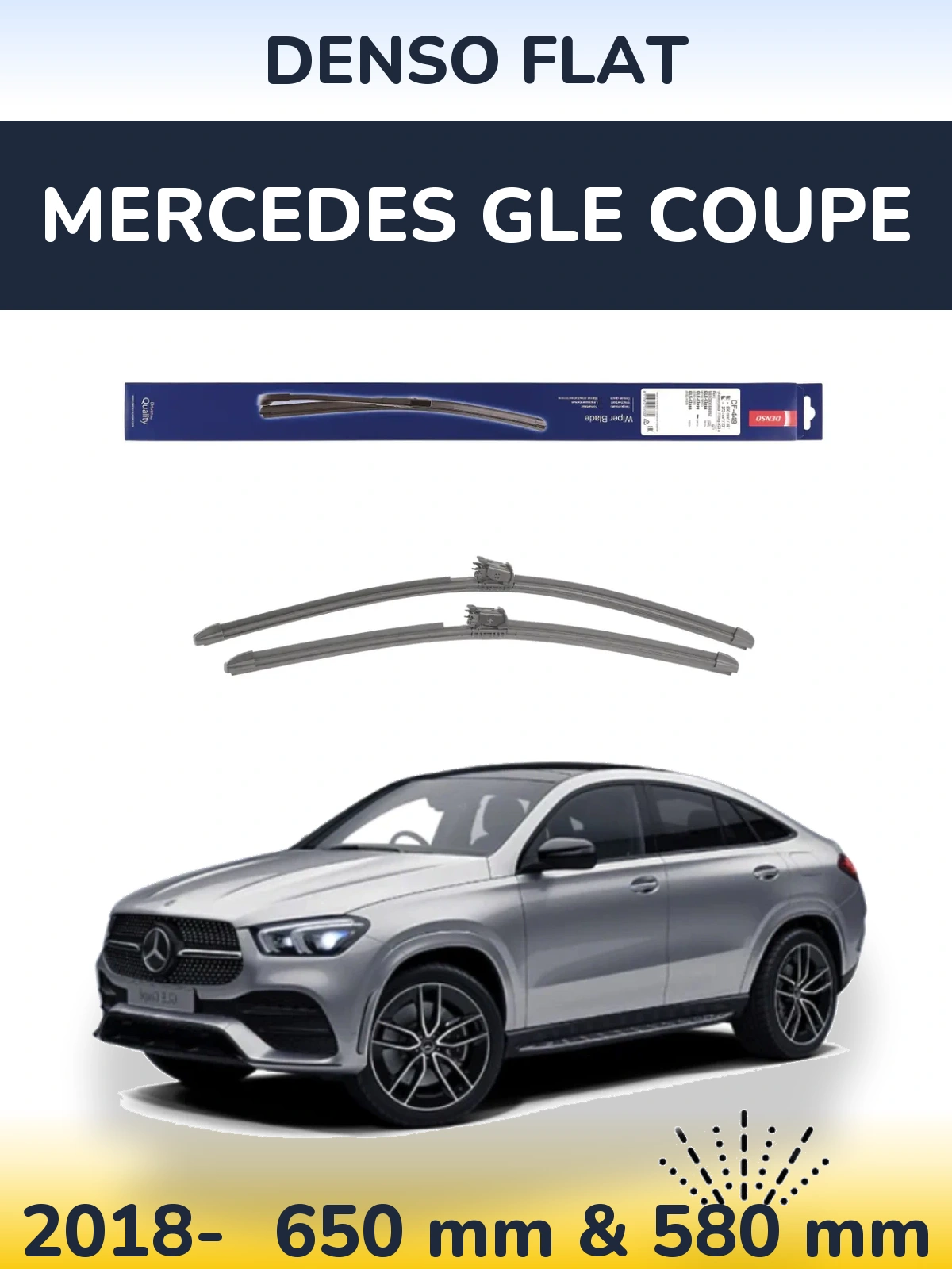 Ștergătoare Denso Flat pentru Mercedes GLE Coupe