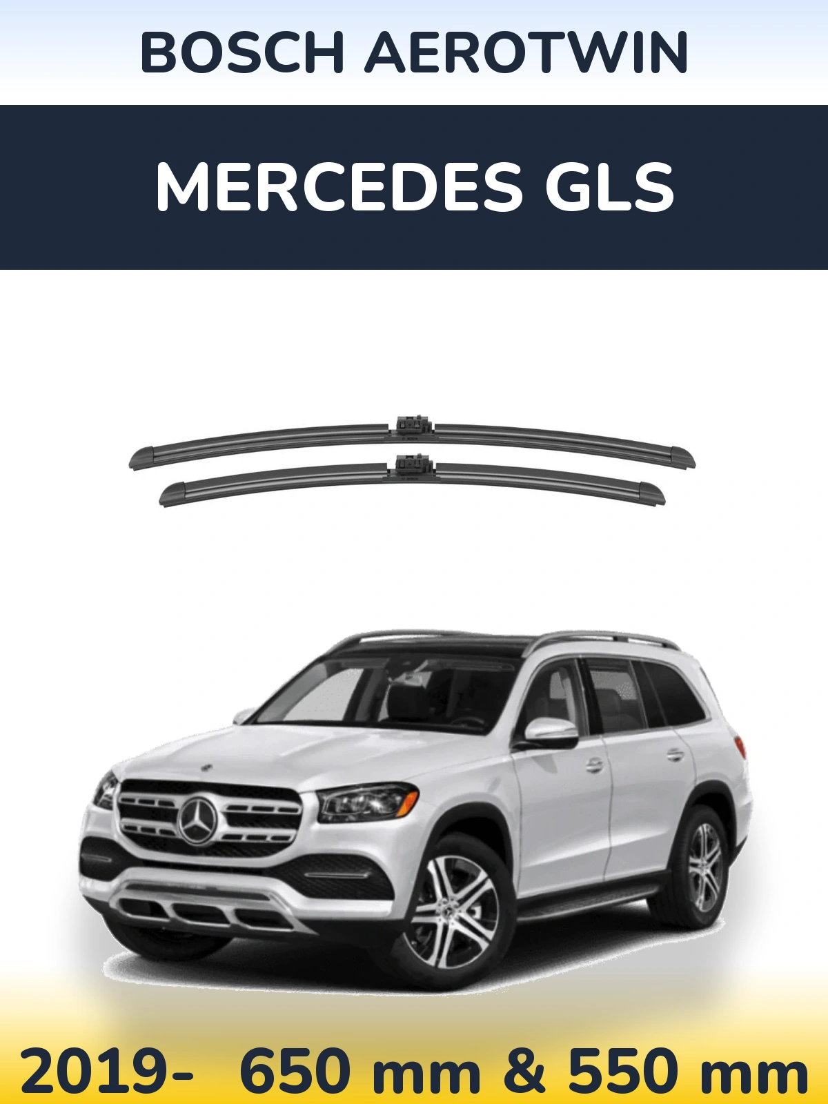 Ștergătoare BOSCH AeroTwin pentru Mercedes GLS