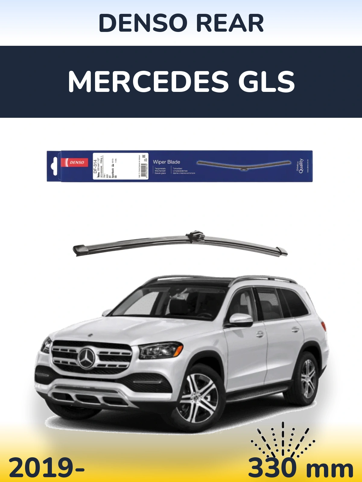 Ștergătoare Denso Rear pentru Mercedes GLS