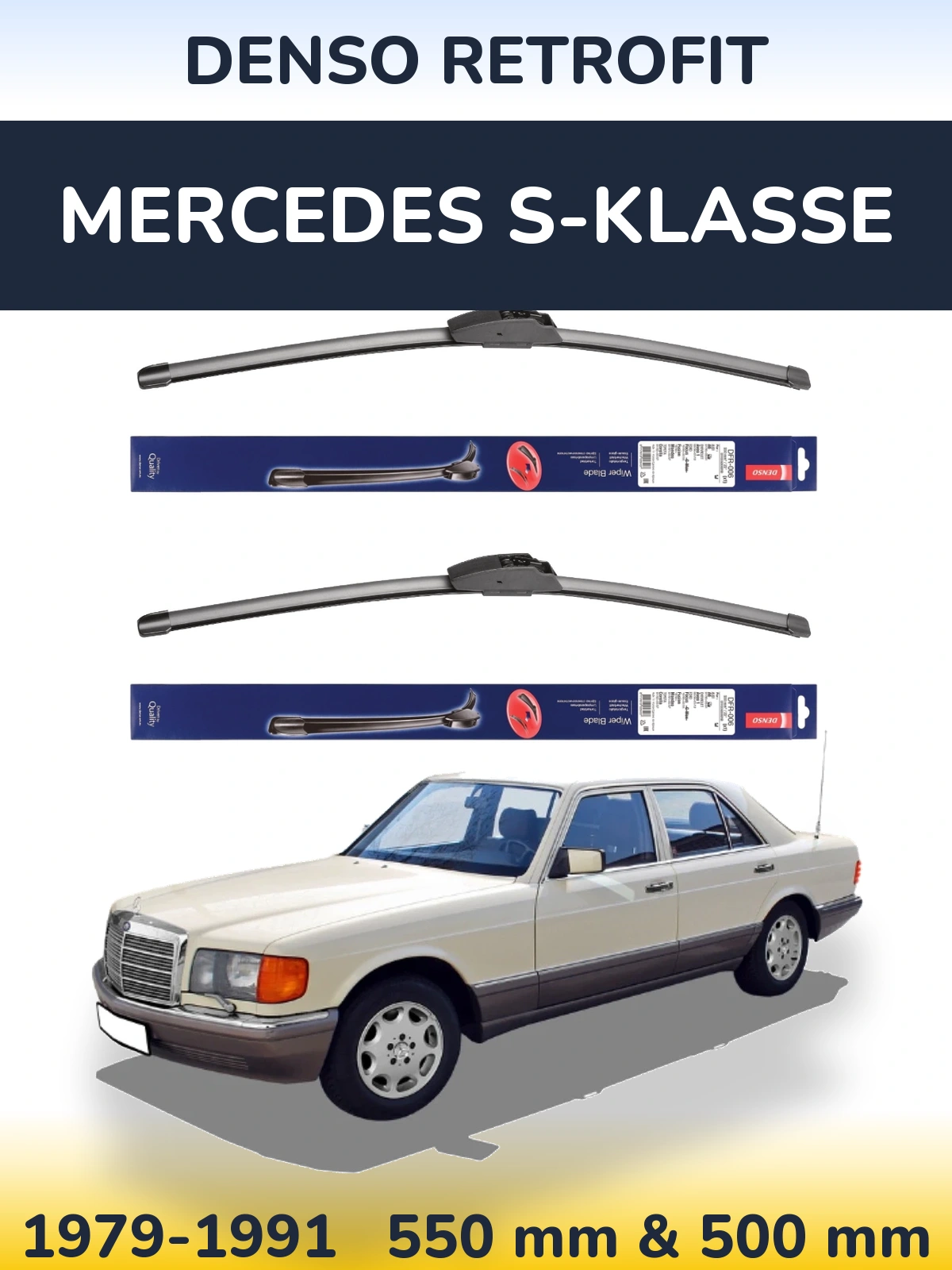 Ștergătoare Denso Retrofit pentru Mercedes S-Klasse