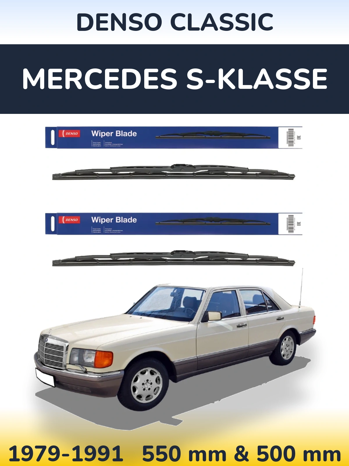 Ștergătoare Denso Classic pentru Mercedes S-Klasse