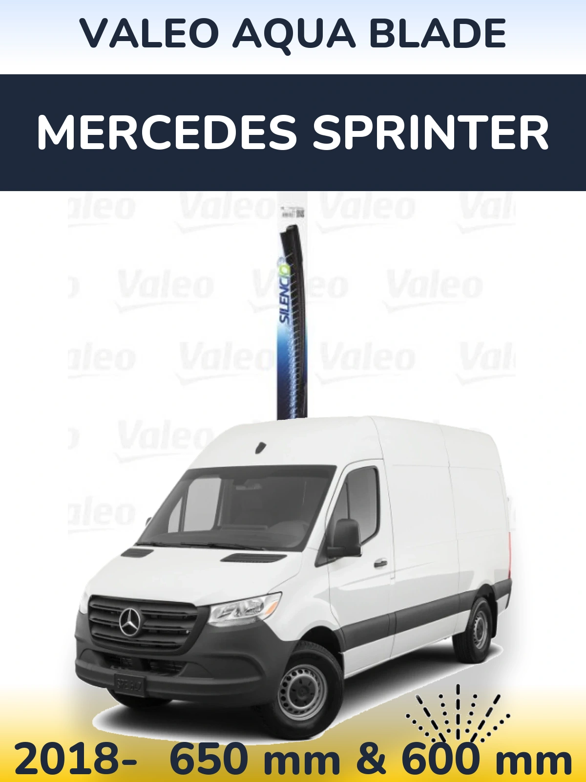 Ștergătoare Valeo Aqua Blade pentru Mercedes Sprinter