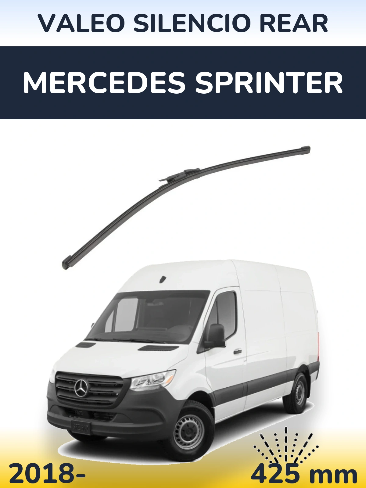 Ștergătoare Valeo Silencio Rear pentru Mercedes Sprinter