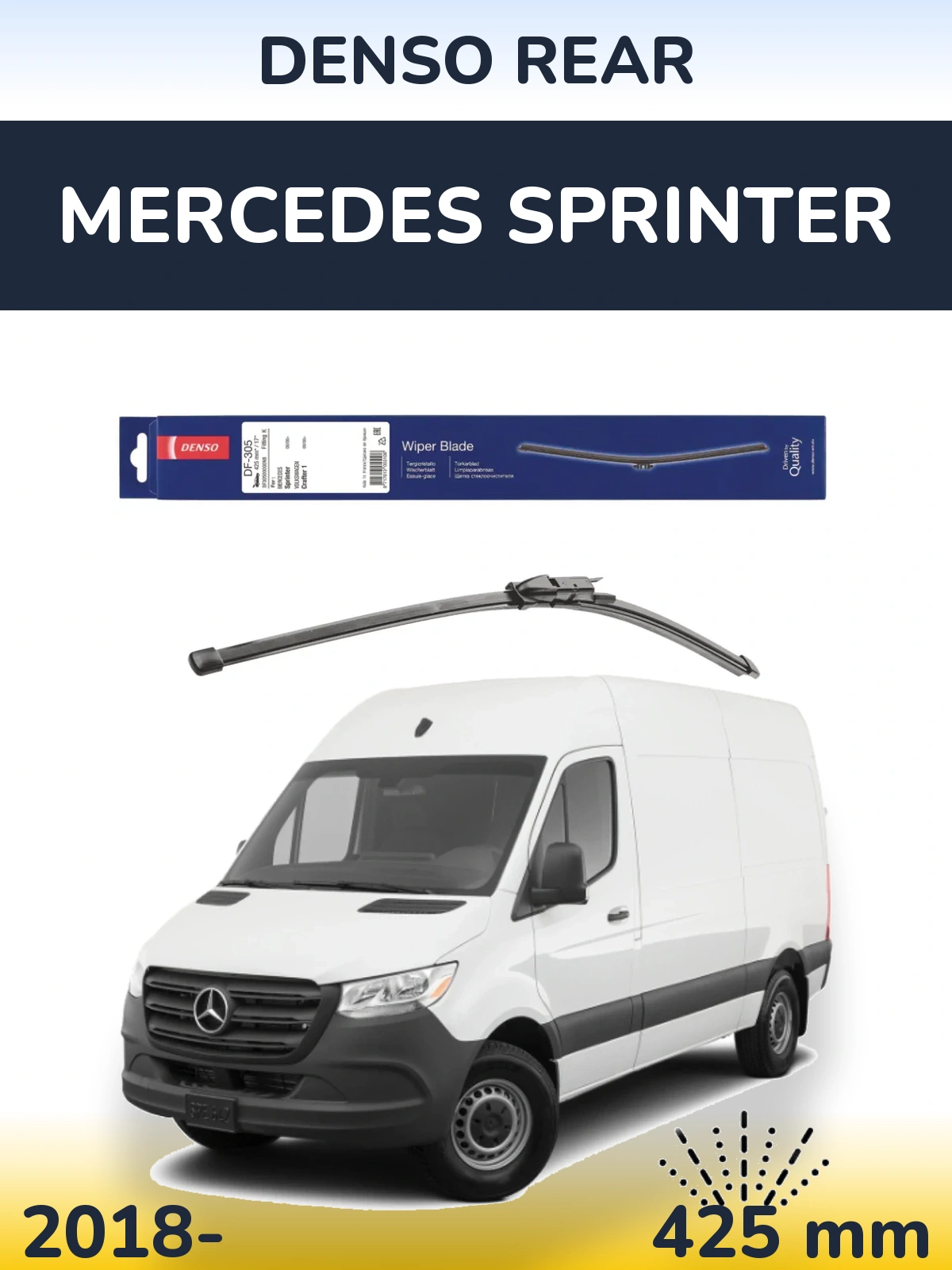Ștergătoare Denso Rear pentru Mercedes Sprinter