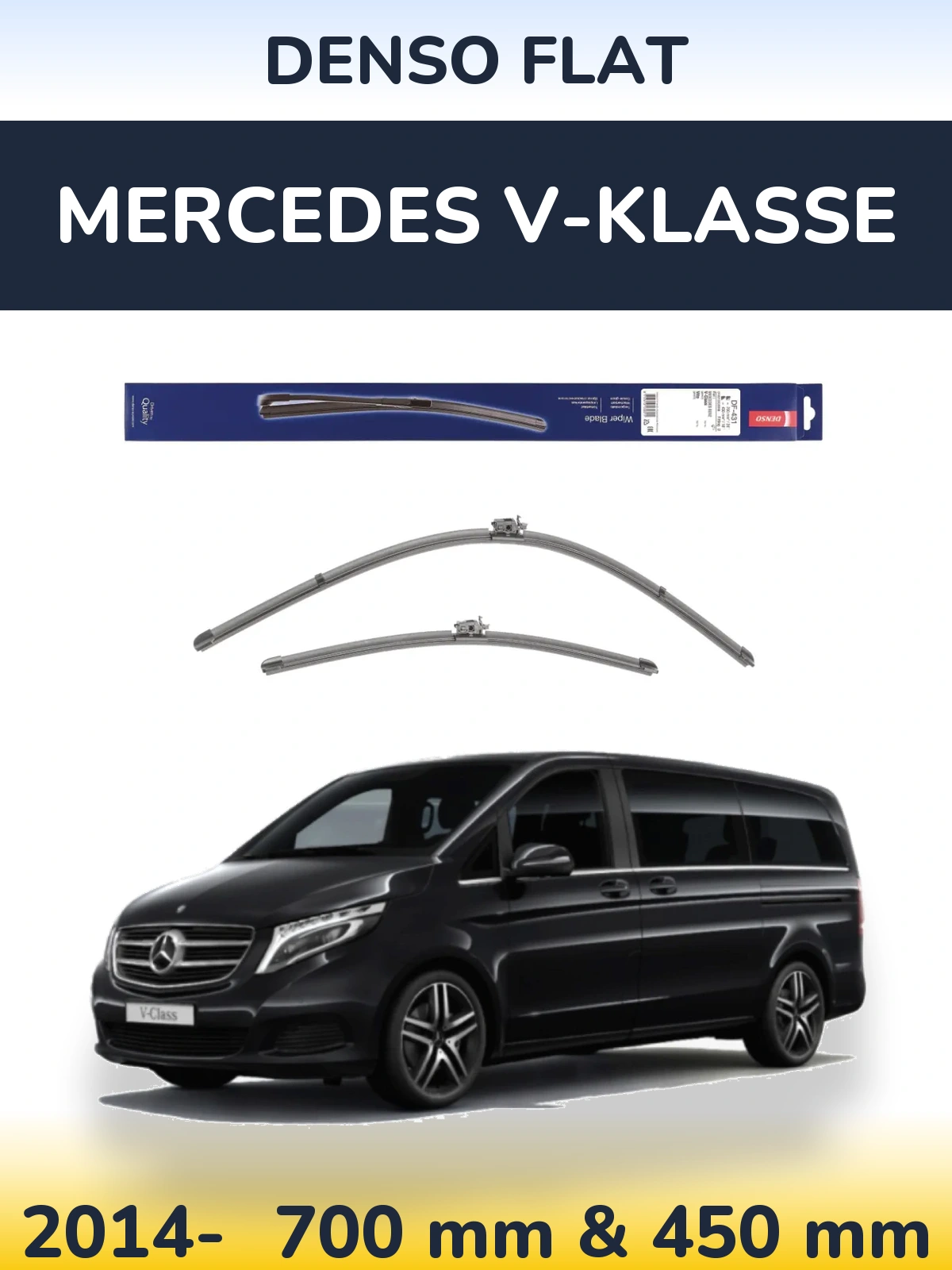 Ștergătoare Denso Flat pentru Mercedes V-Klasse