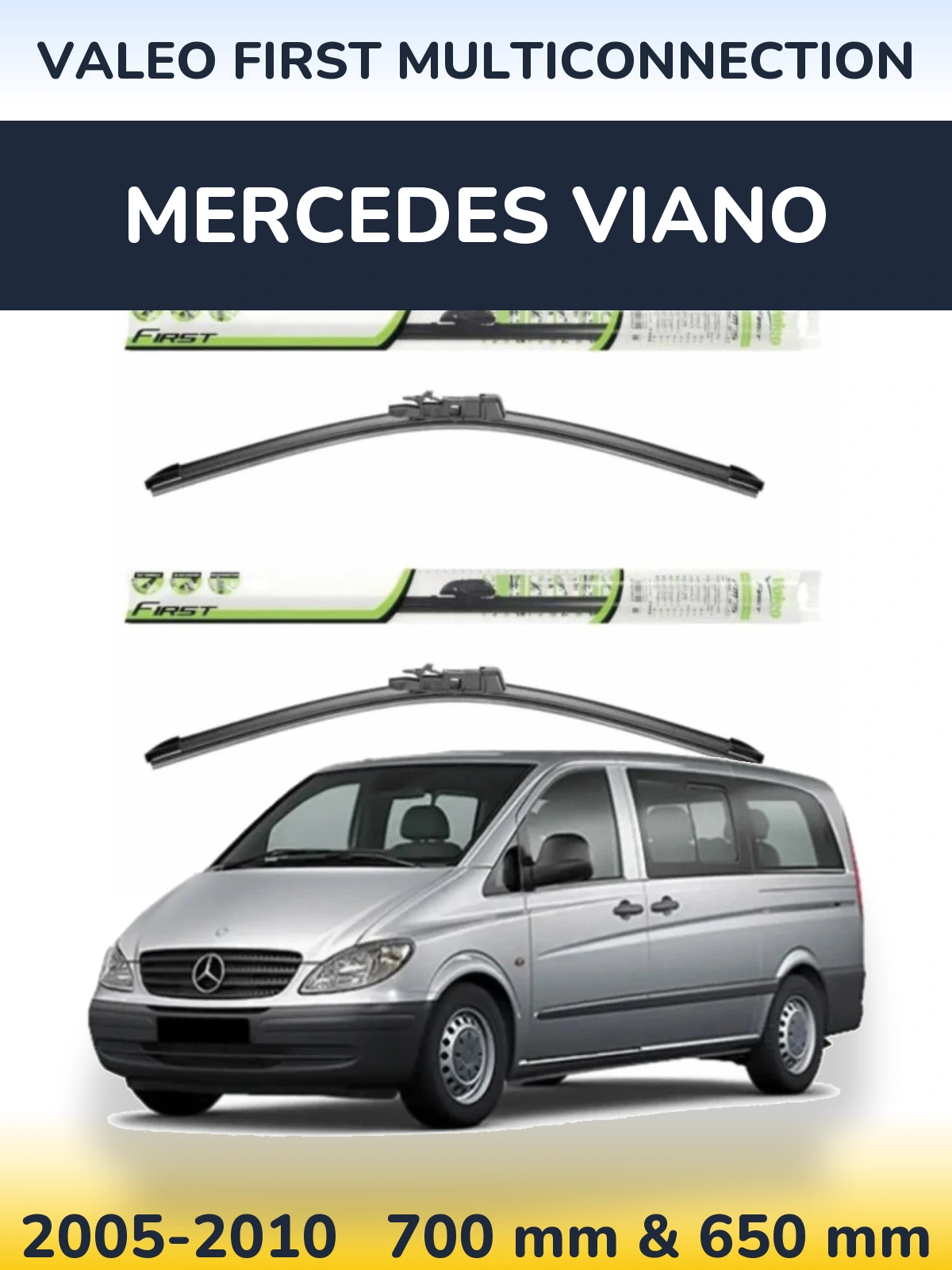 Ștergătoare Valeo First MultiConnection pentru Mercedes Viano