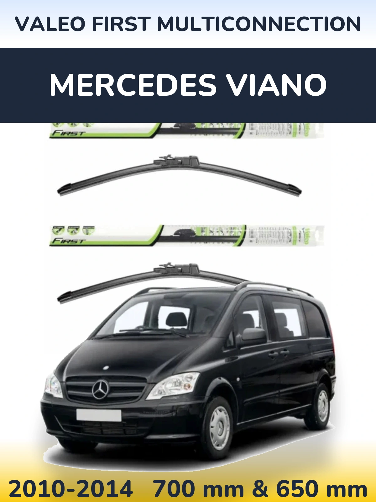 Ștergătoare Valeo First MultiConnection pentru Mercedes Viano