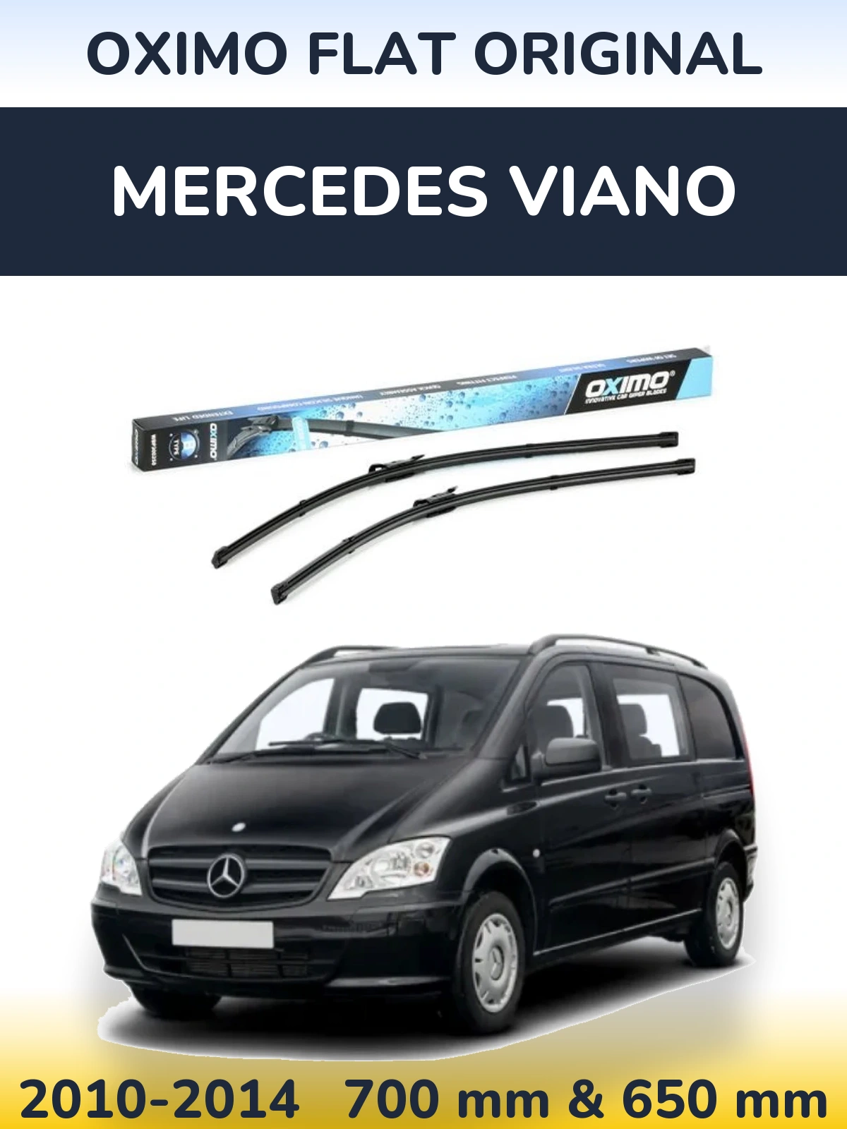Ștergătoare Oximo Flat Original pentru Mercedes Viano