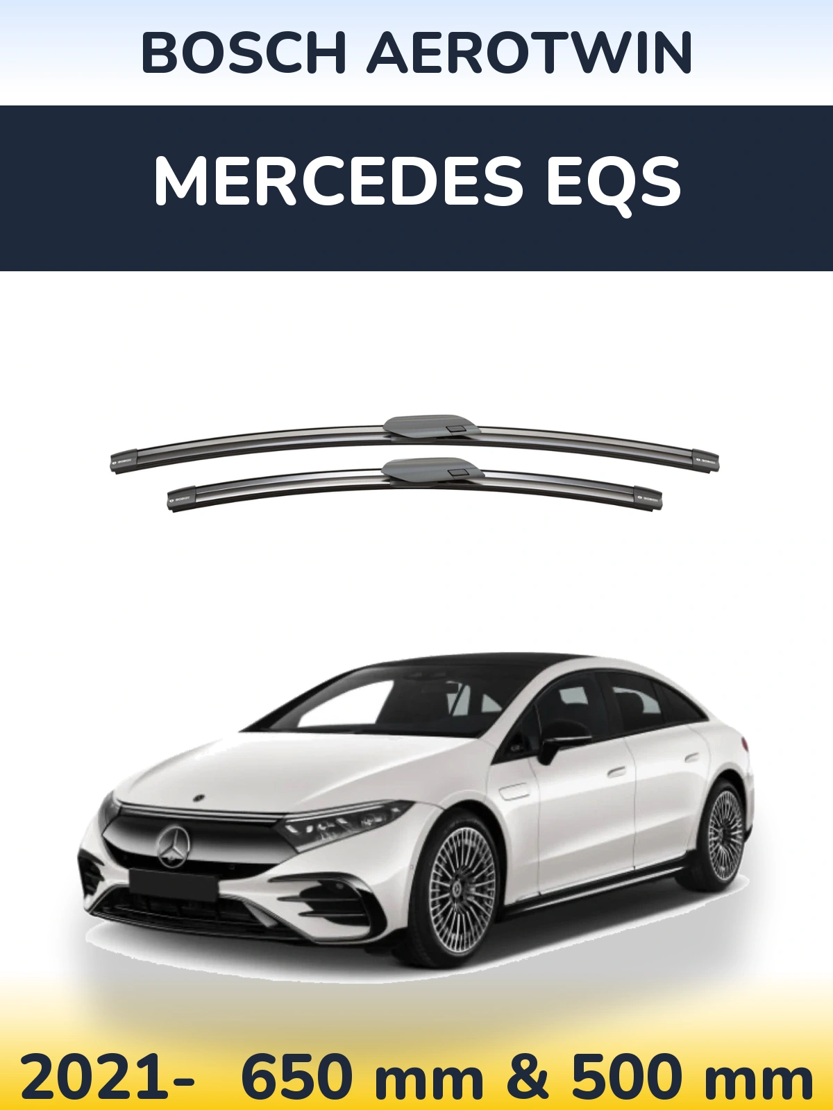 Ștergătoare BOSCH AeroTwin pentru Mercedes EQS