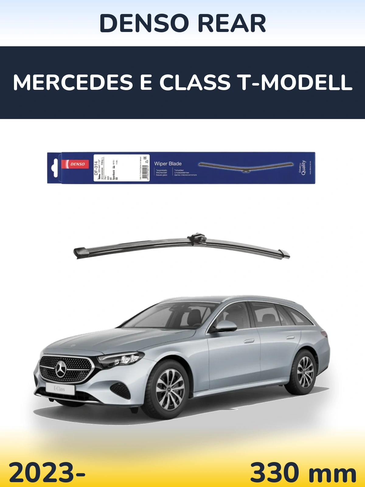 Ștergătoare Denso Rear pentru Mercedes E Class T-Modell