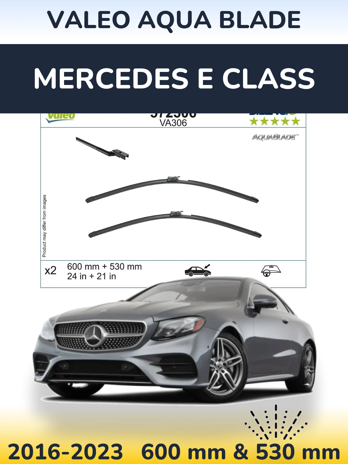 Ștergătoare Valeo Aqua Blade pentru Mercedes E Class