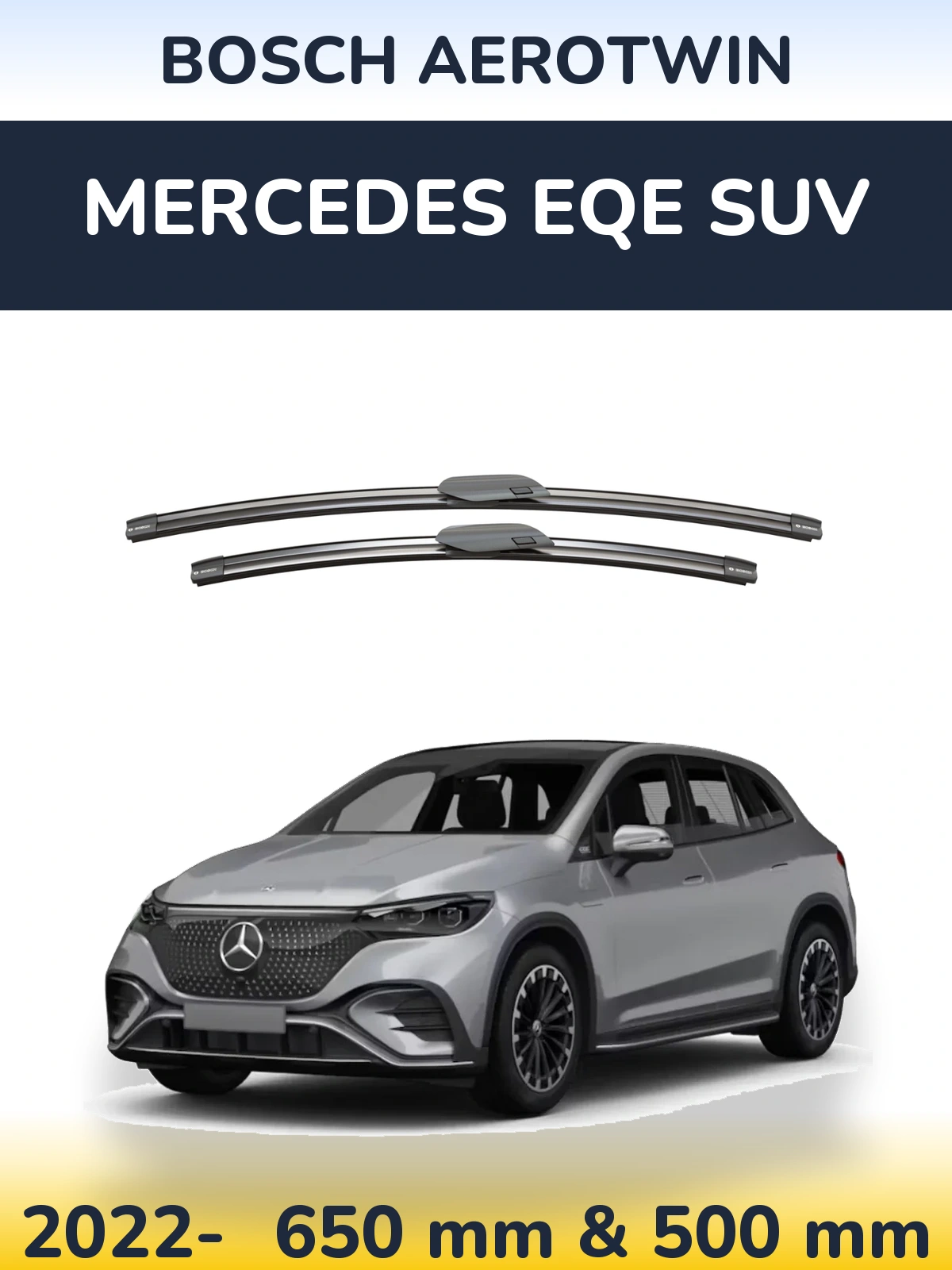 Ștergătoare BOSCH AeroTwin pentru Mercedes EQE SUV