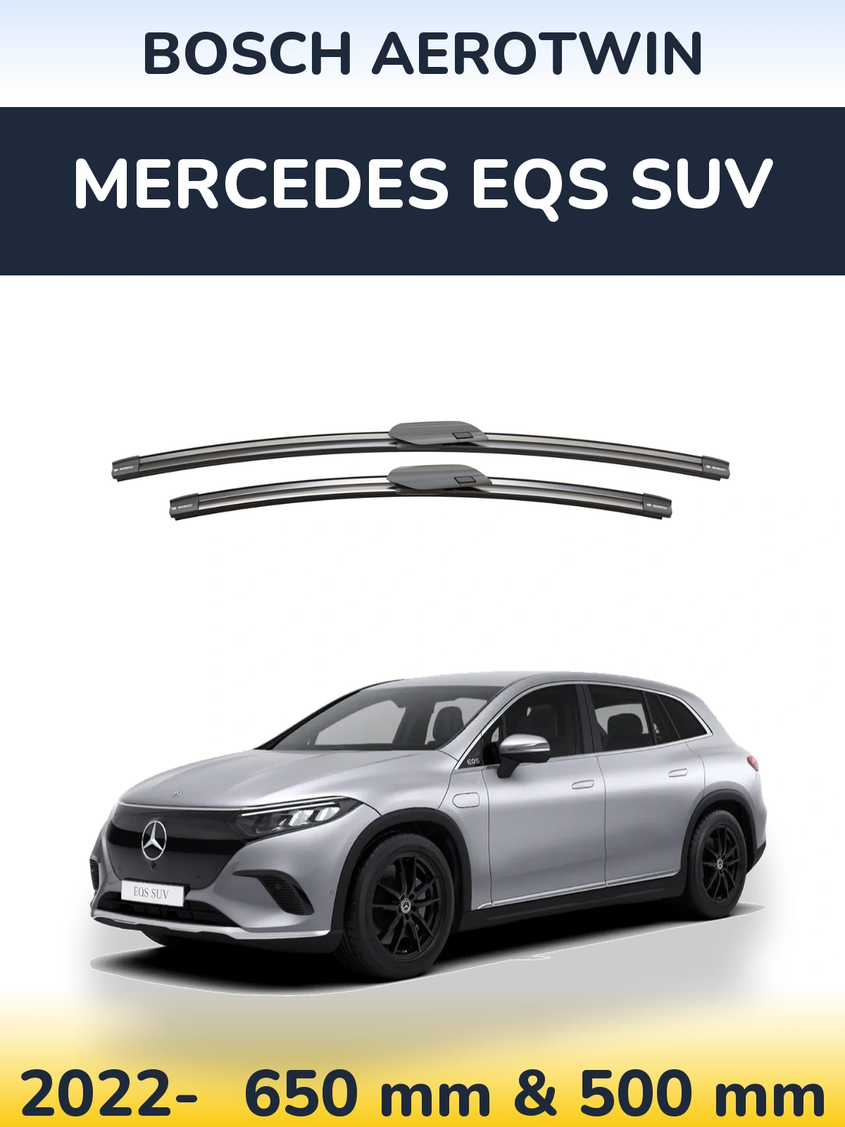 Ștergătoare BOSCH AeroTwin pentru Mercedes EQS SUV