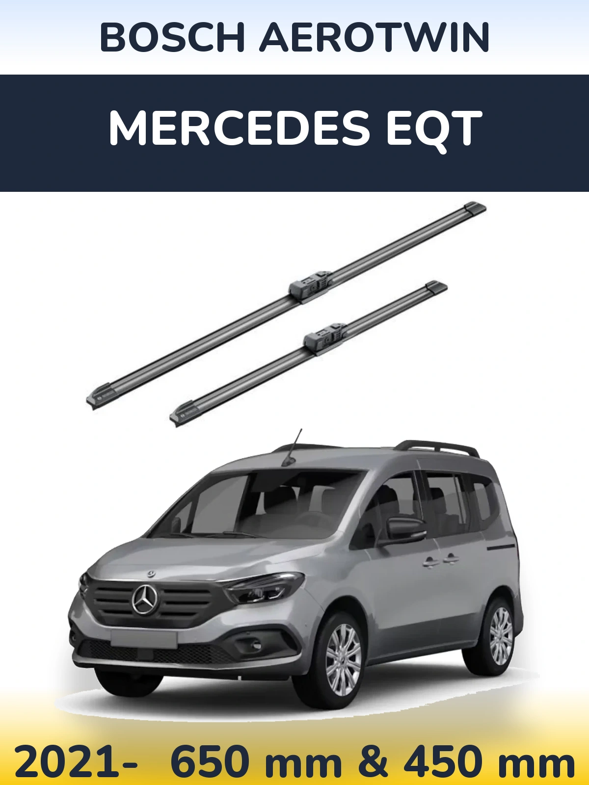 Ștergătoare BOSCH AeroTwin pentru Mercedes EQT