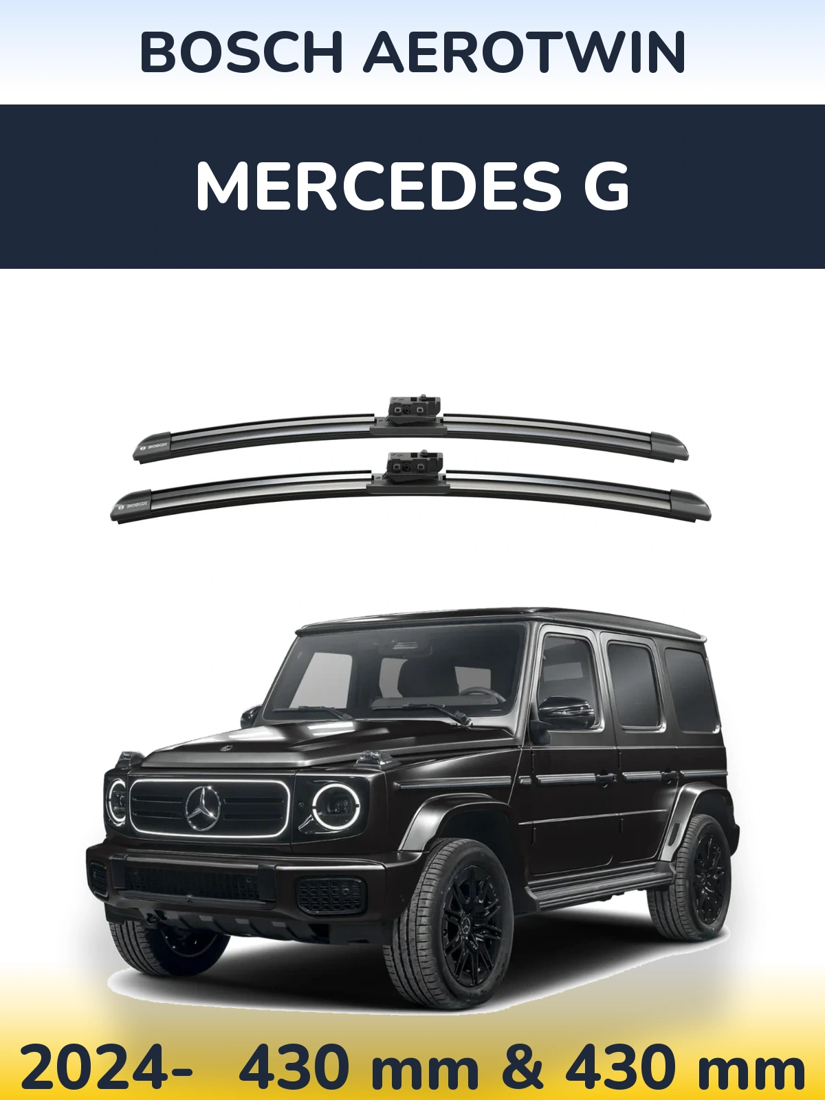 Ștergătoare BOSCH AeroTwin pentru Mercedes G