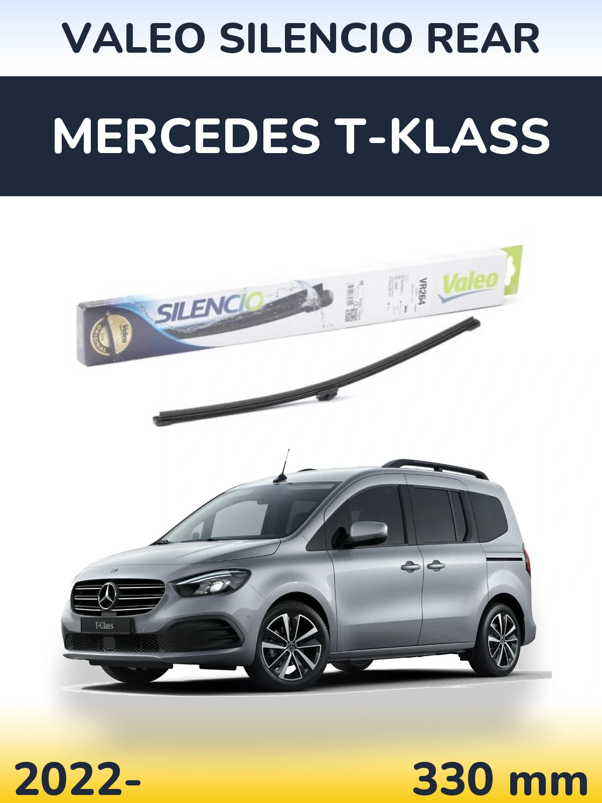 Ștergătoare Valeo Silencio Rear pentru Mercedes T-Klass